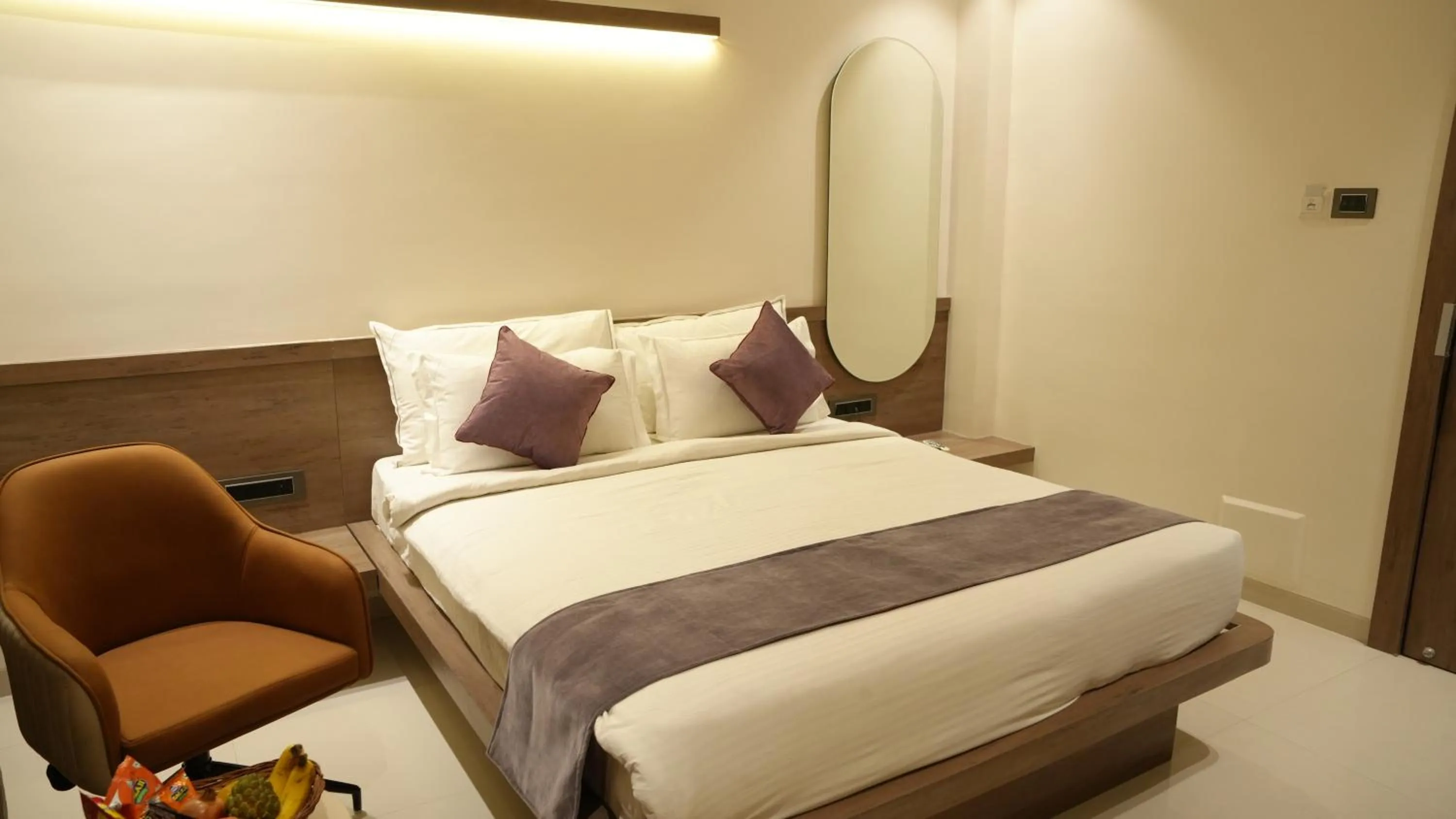 Bed in Jivanta Shirdi