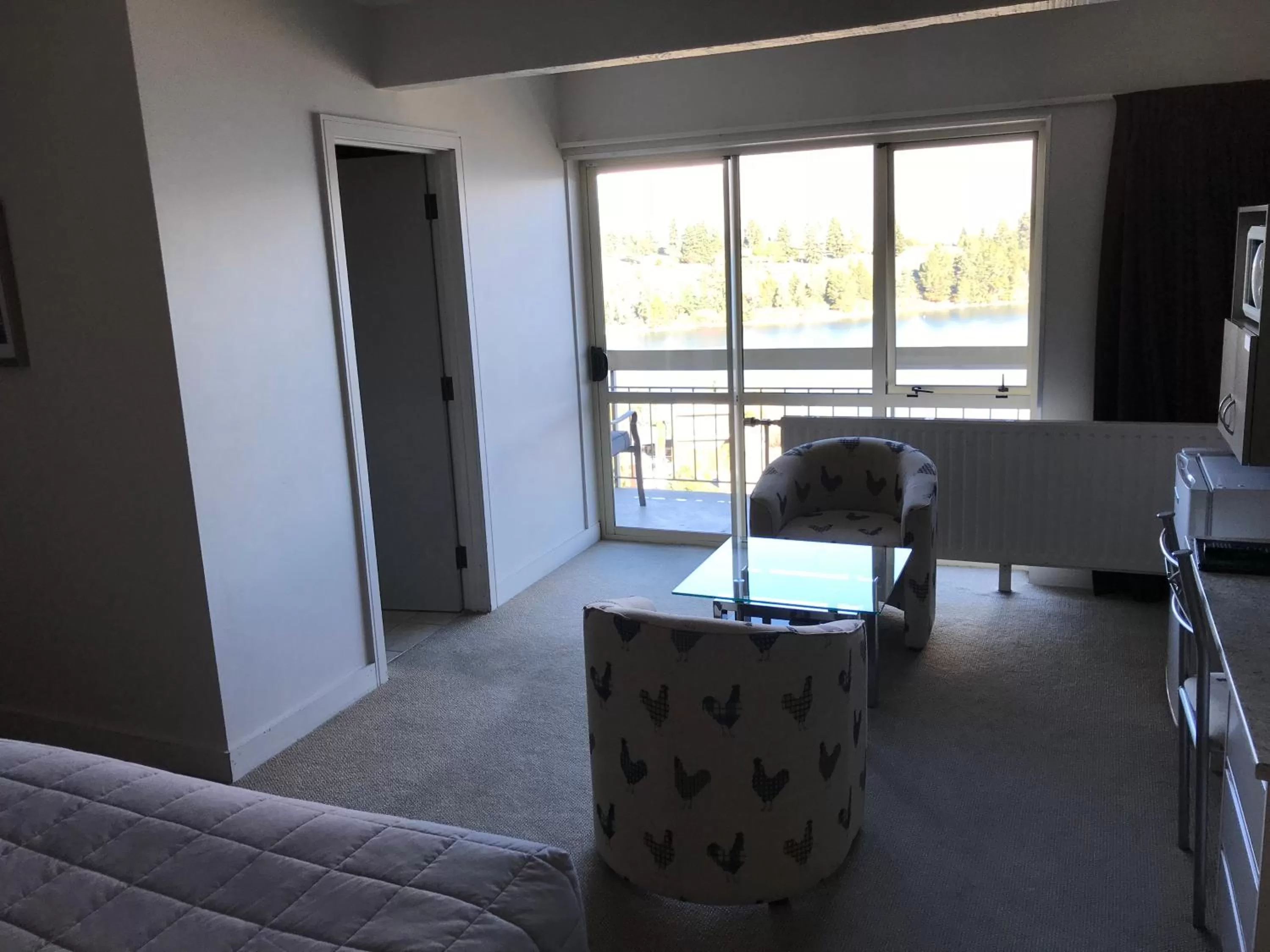 Living room in Earnslaw Lodge