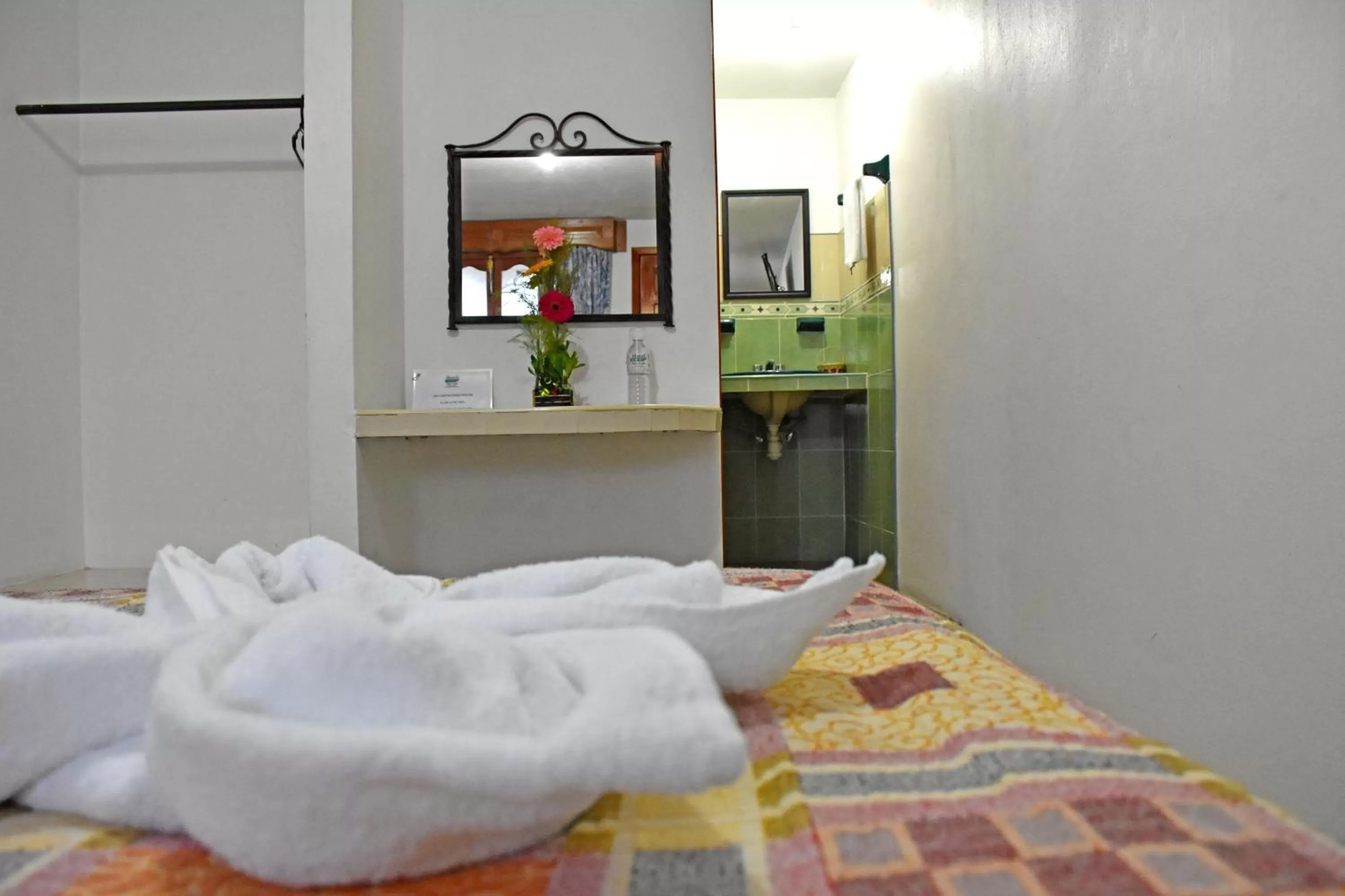 Bed in Hotel San Luis