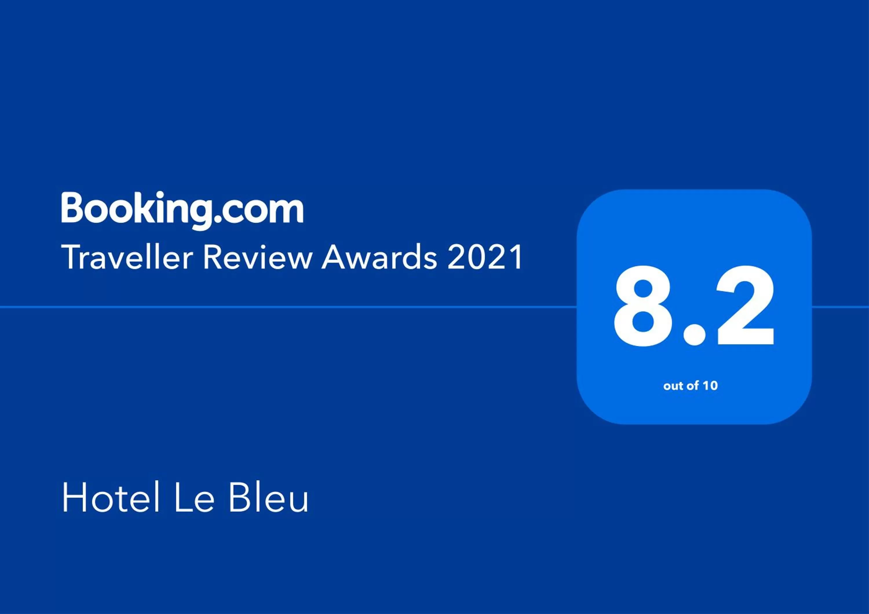 Logo/Certificate/Sign in Hotel Le Bleu