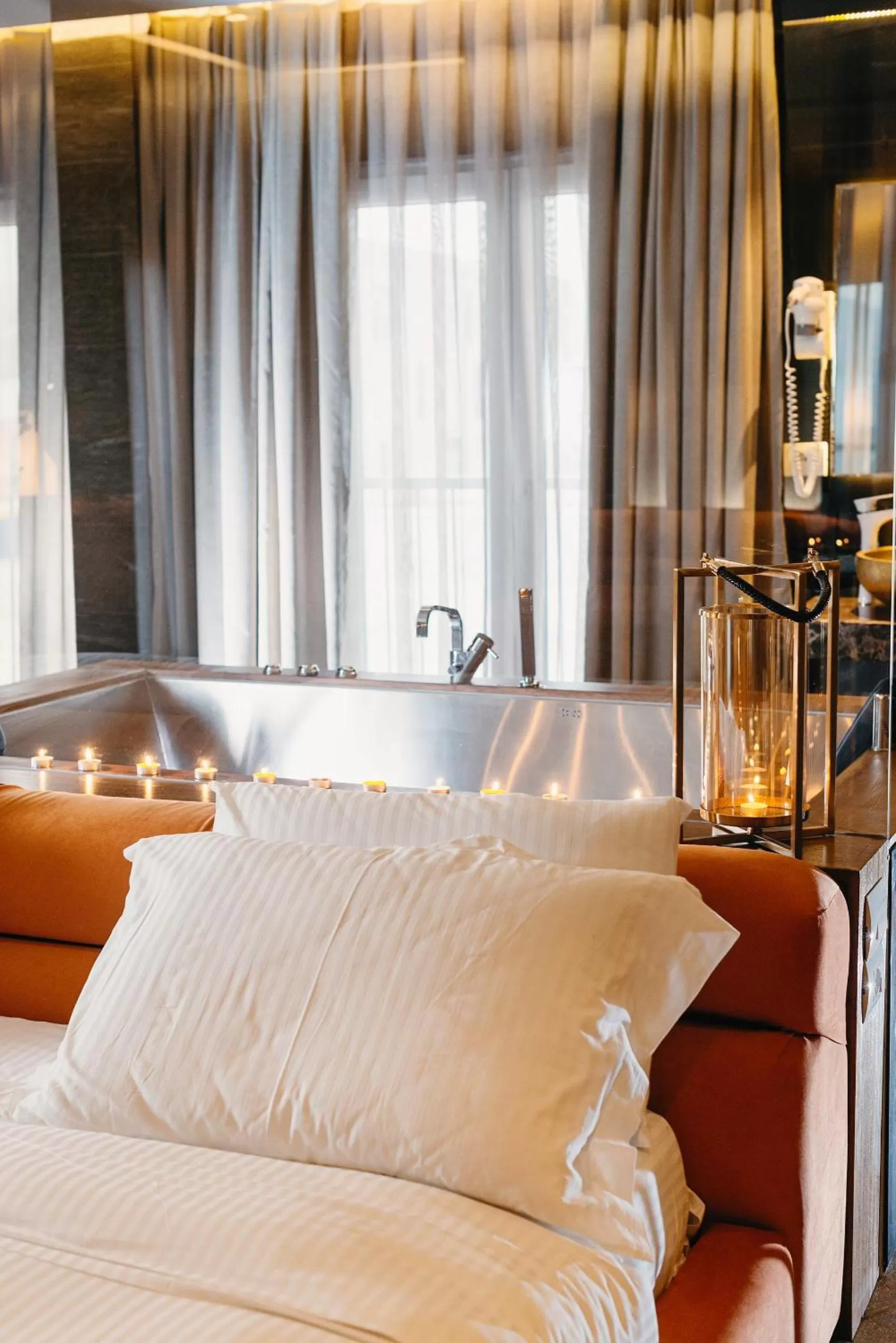 Bed in Hotel Egnatia