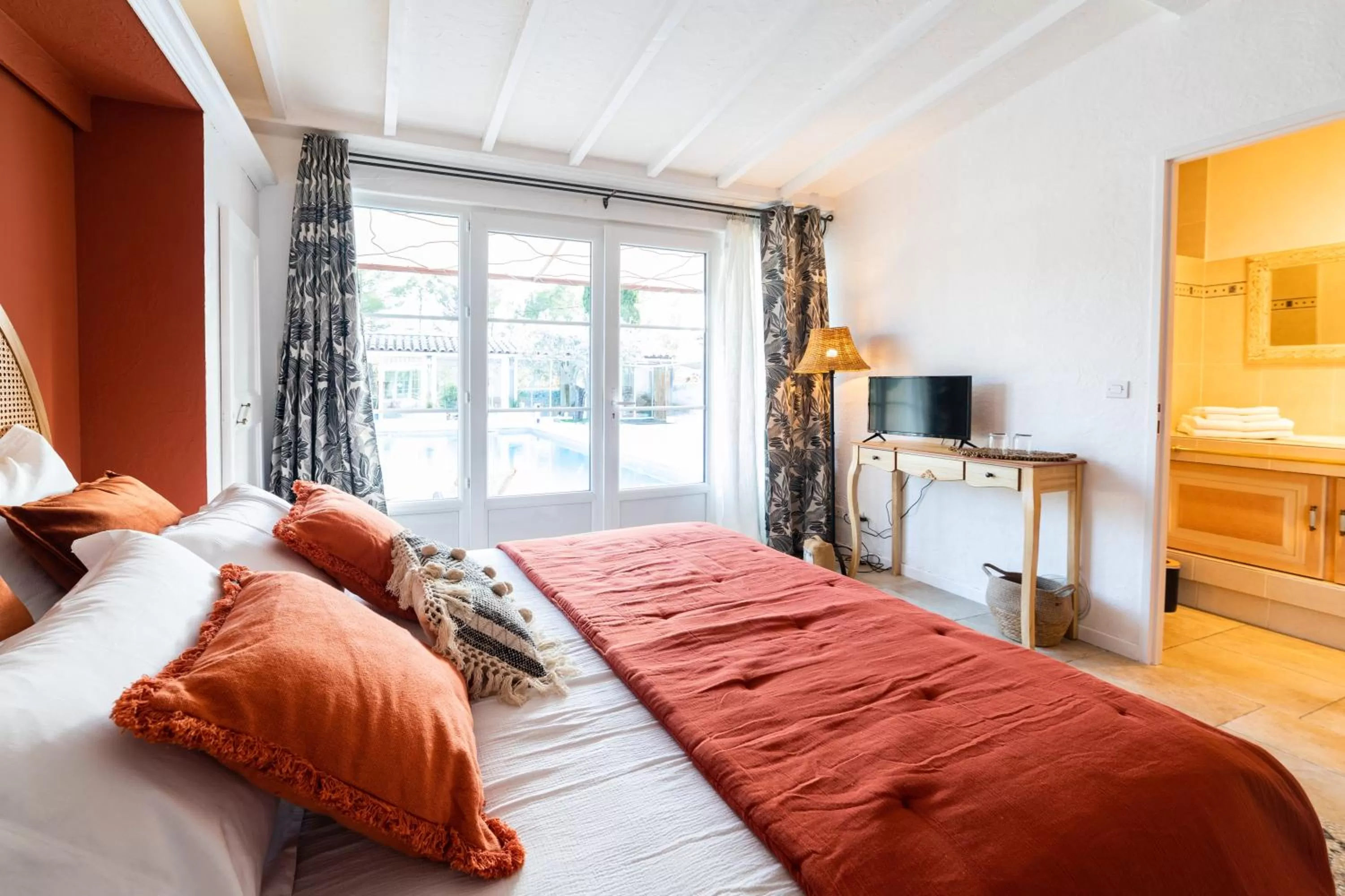 Bed in La Bastide du Mûrier