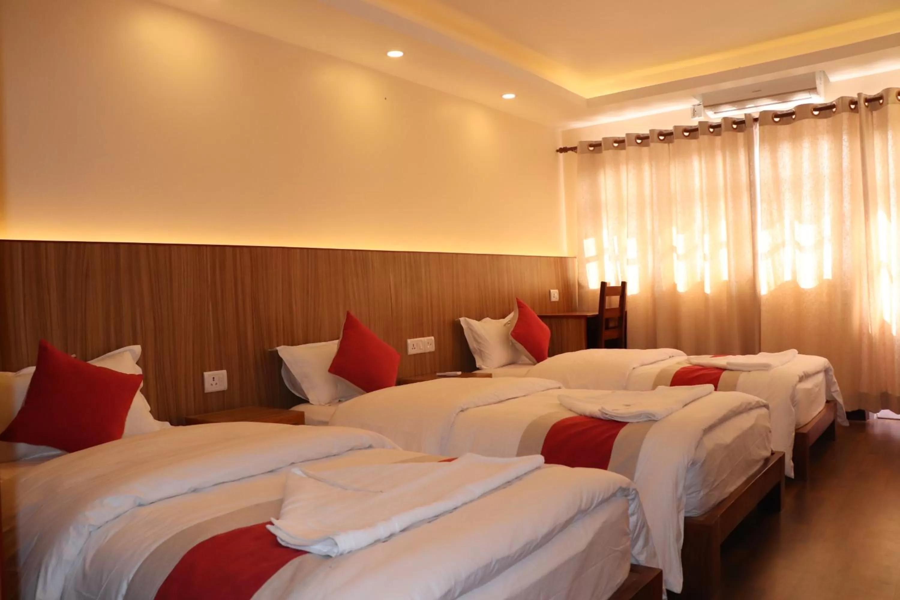 Bed in Hotel Chhimeki