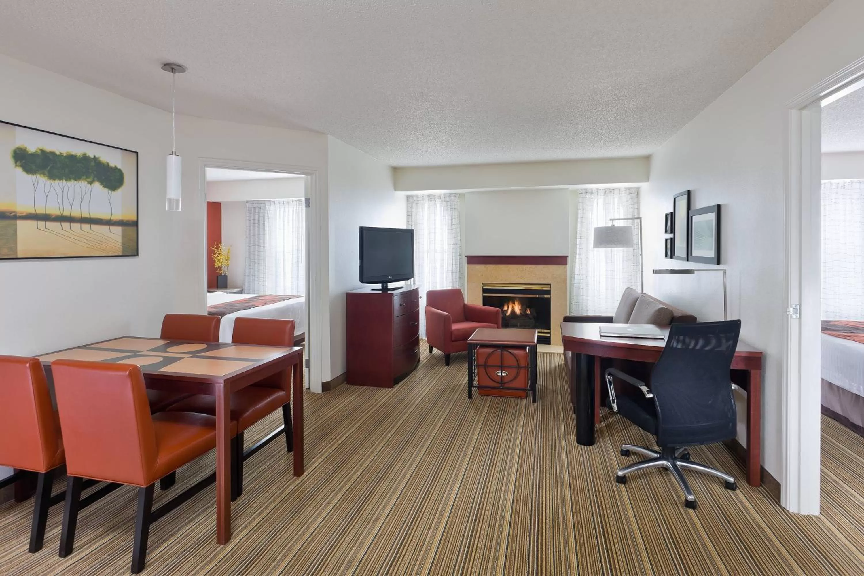 Living room in Residence Inn Youngstown Boardman/Poland