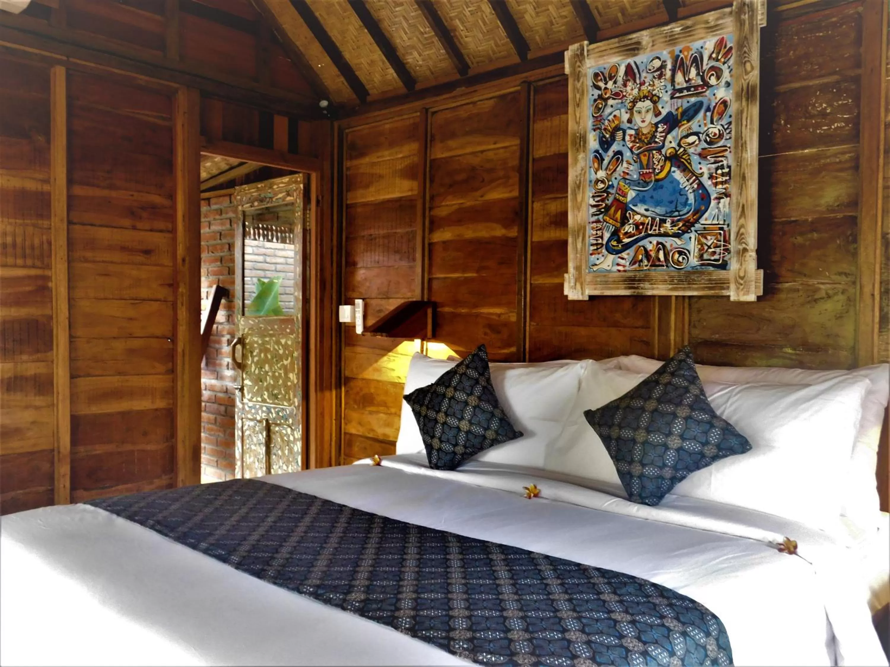 Bedroom, Bed in Green Space Villa