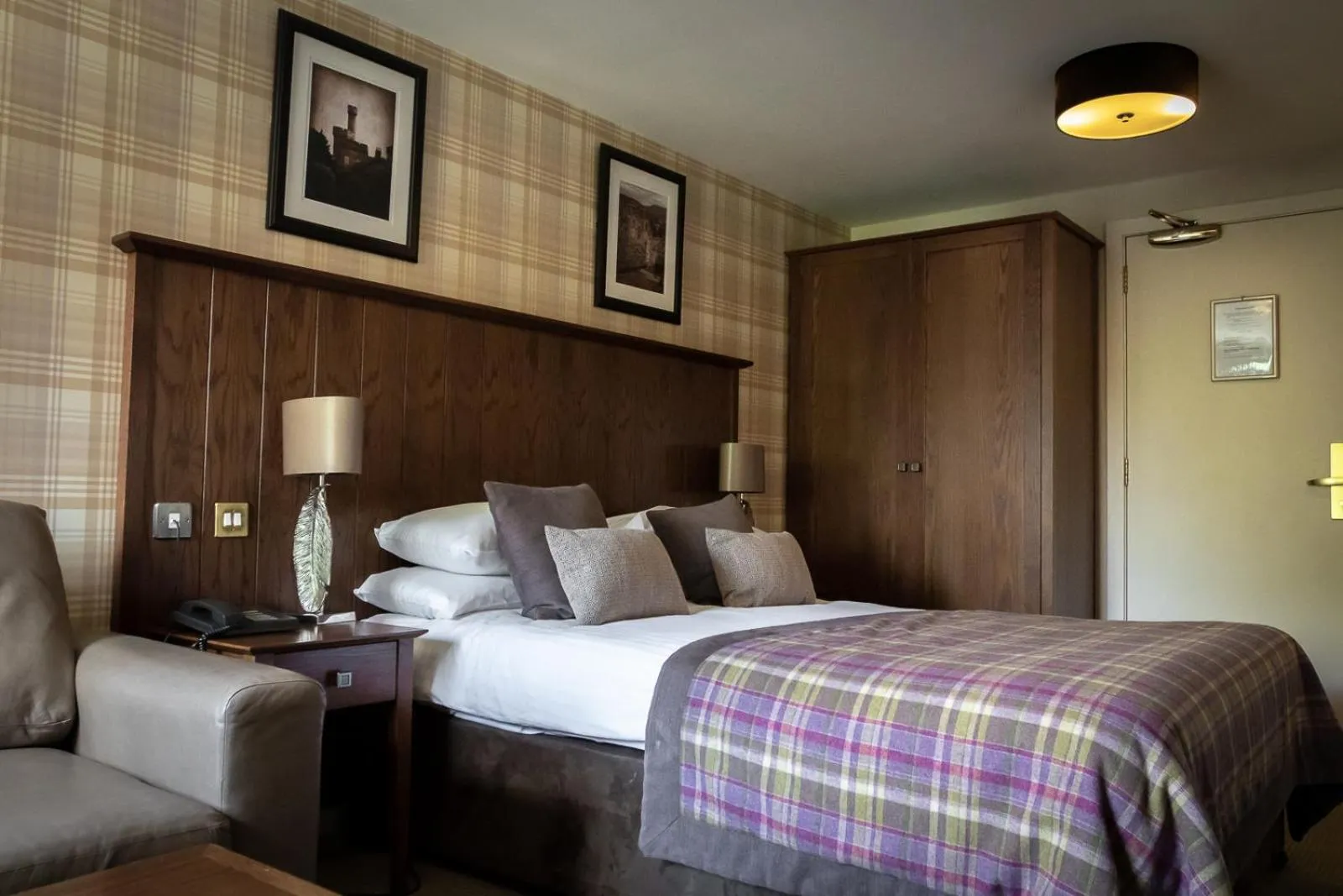 Bed in Beaufort Hotel