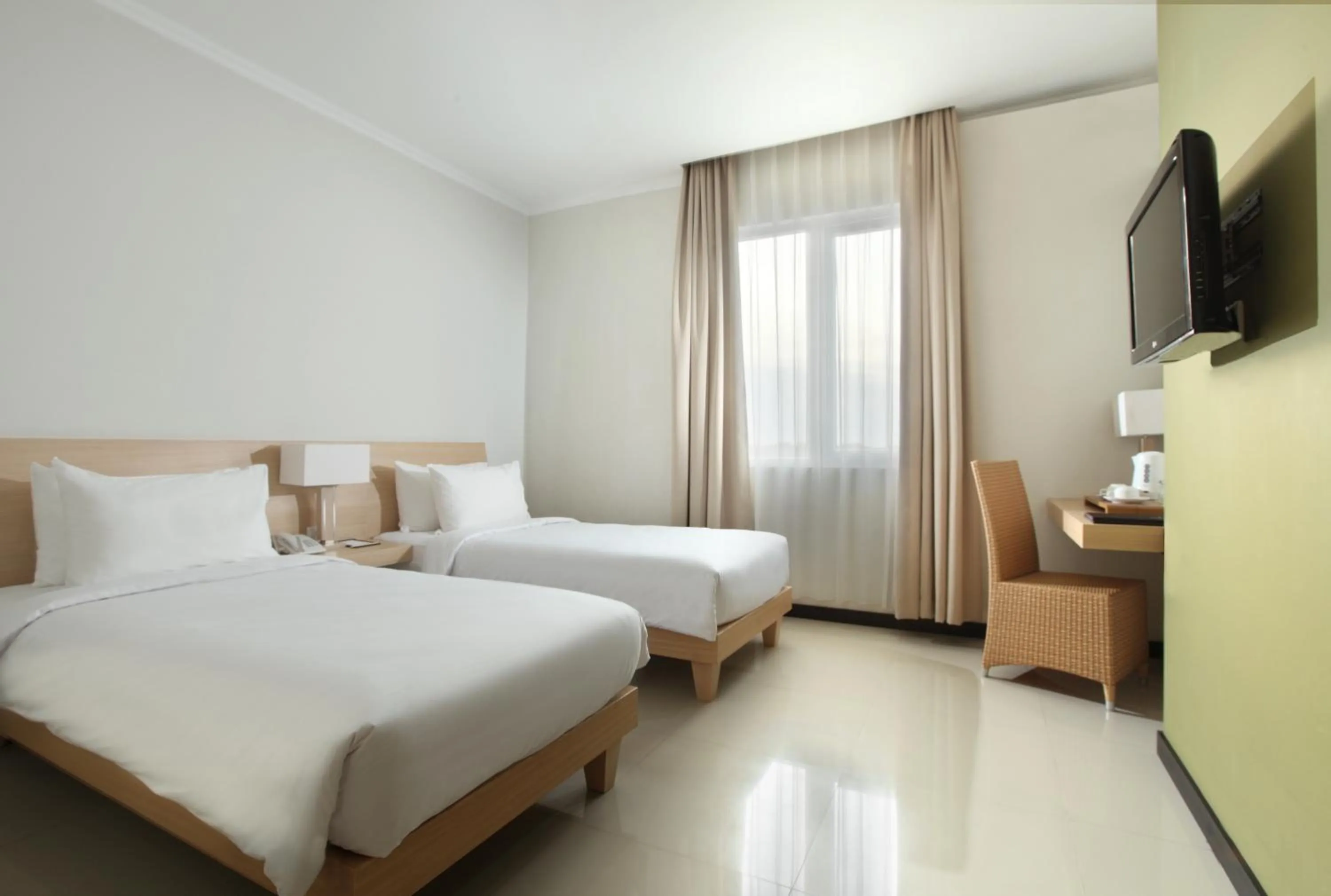 Bedroom, Bed in Hotel Santika Bengkulu