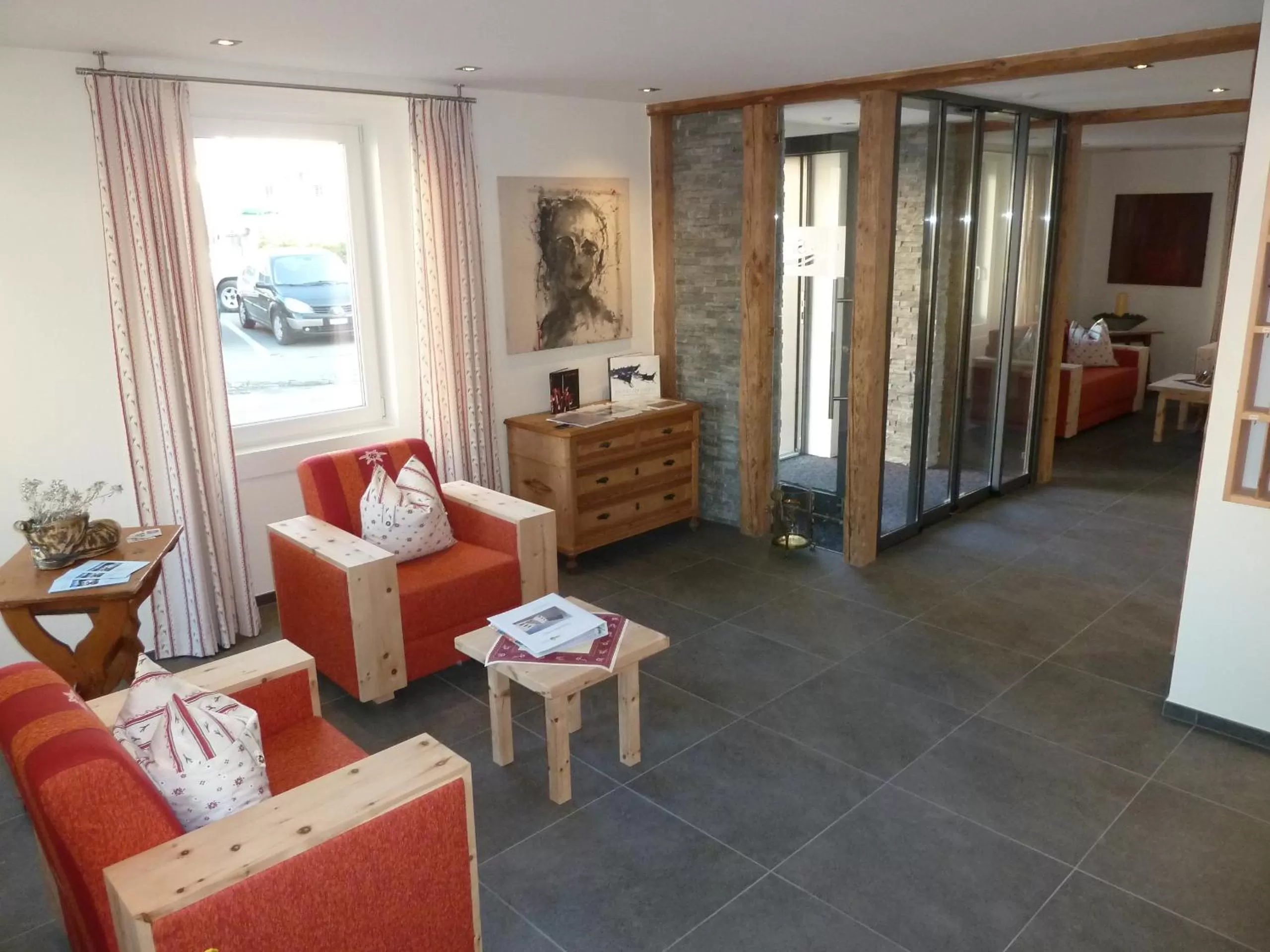 Lobby or reception in Hotel Spöl Restaurant