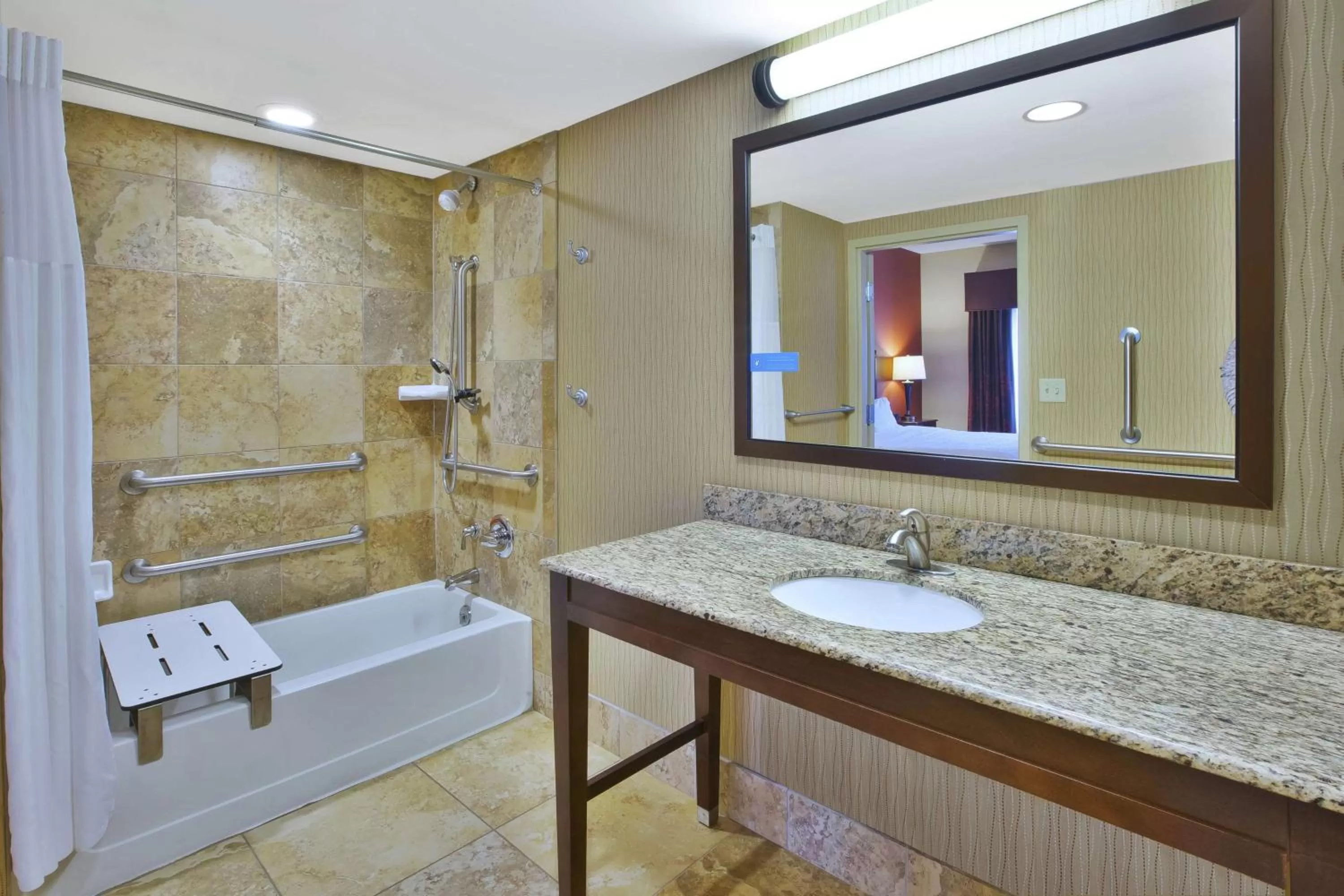 Bathroom in Hampton Inn Brockport