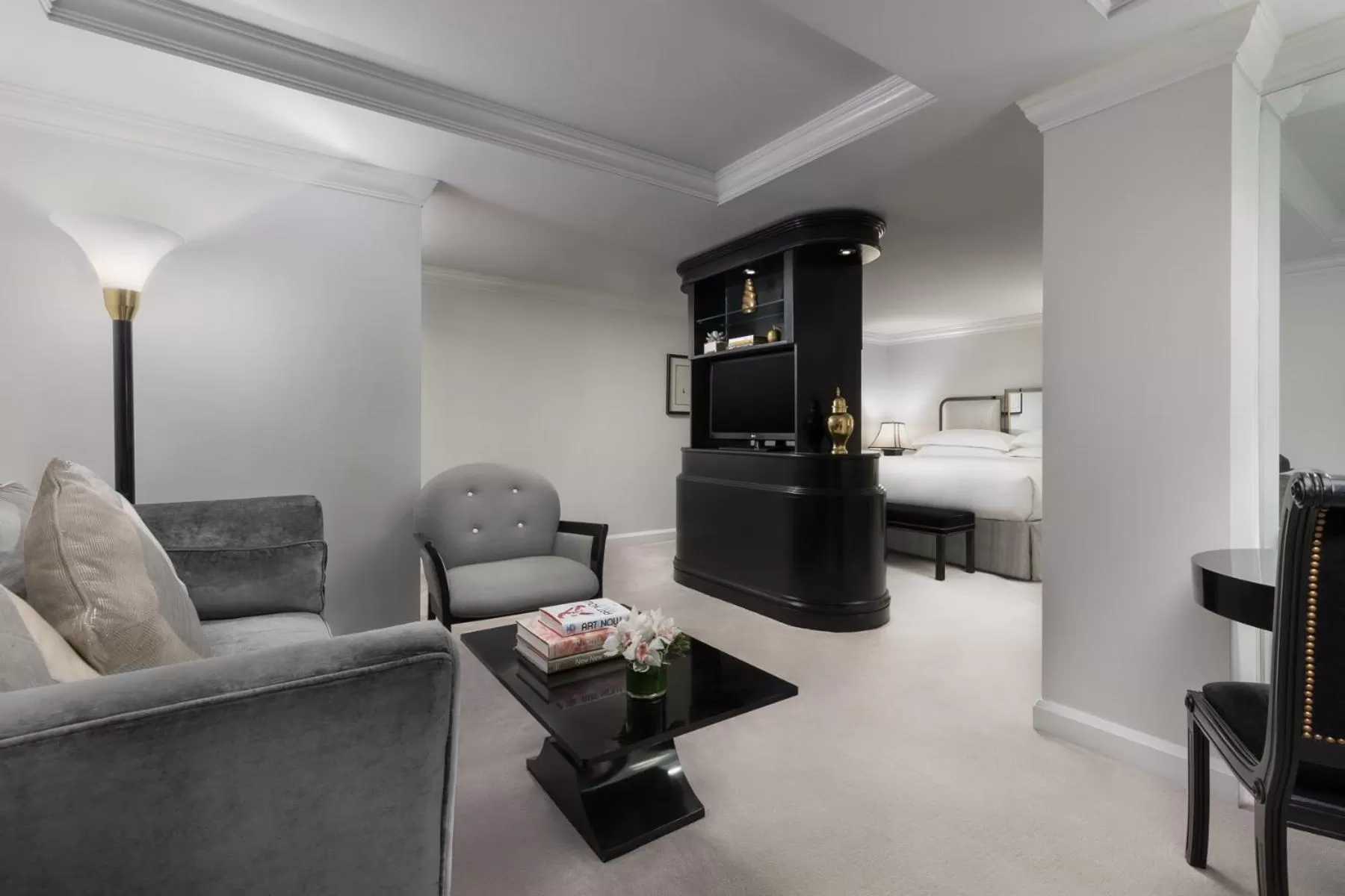 Living room in The Michelangelo New York