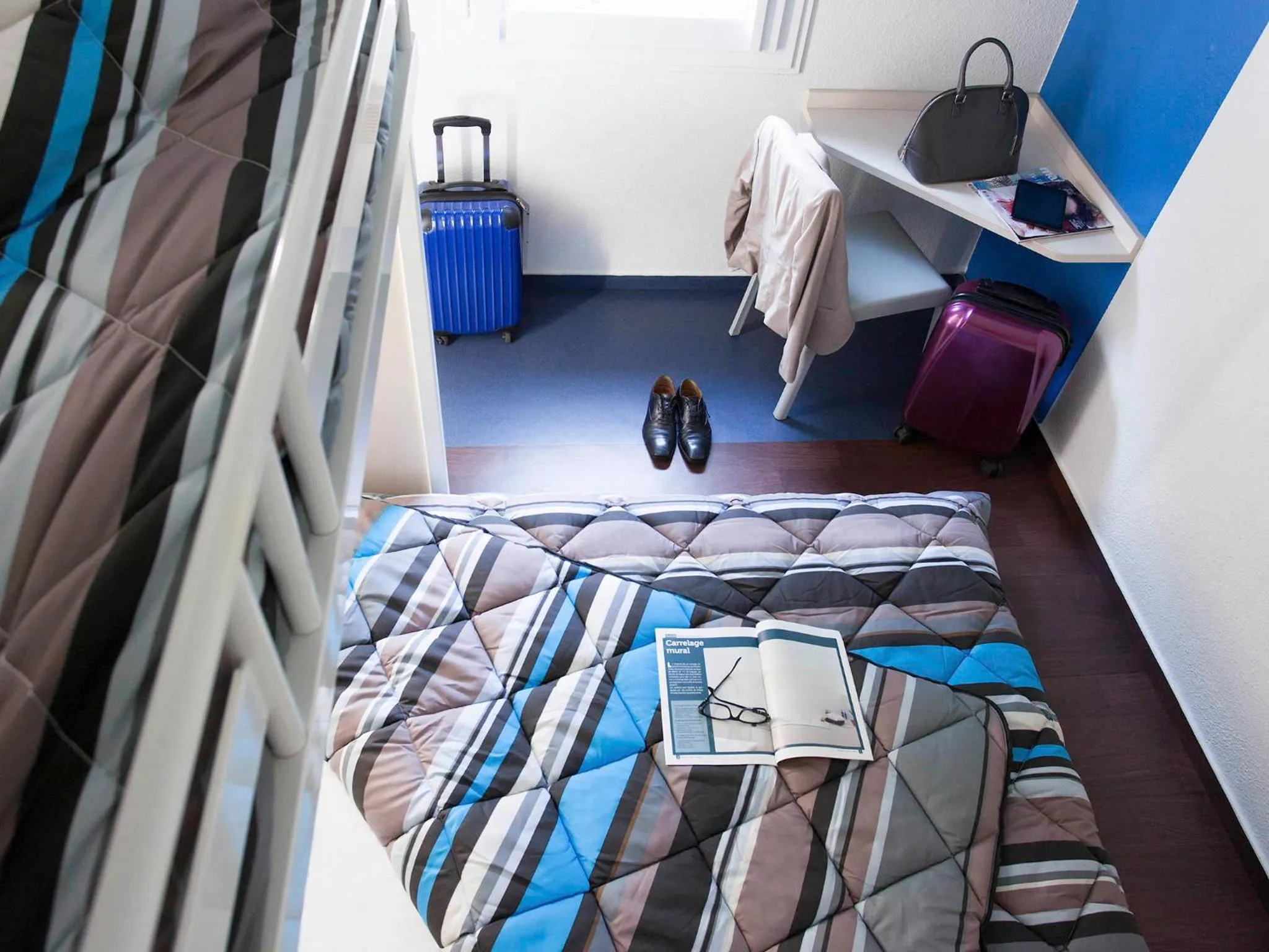 Bed in hotelF1 Metz Actipole