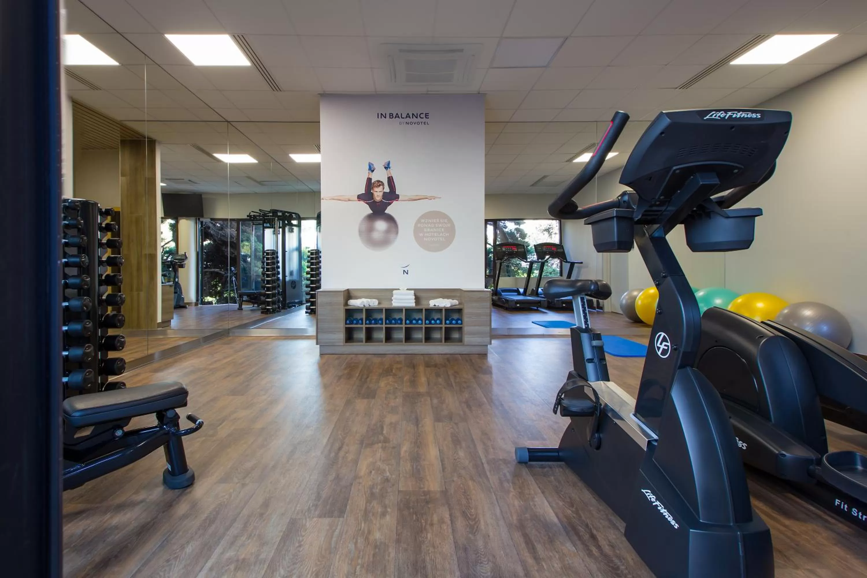 Fitness centre/facilities in Novotel Wrocław Centrum