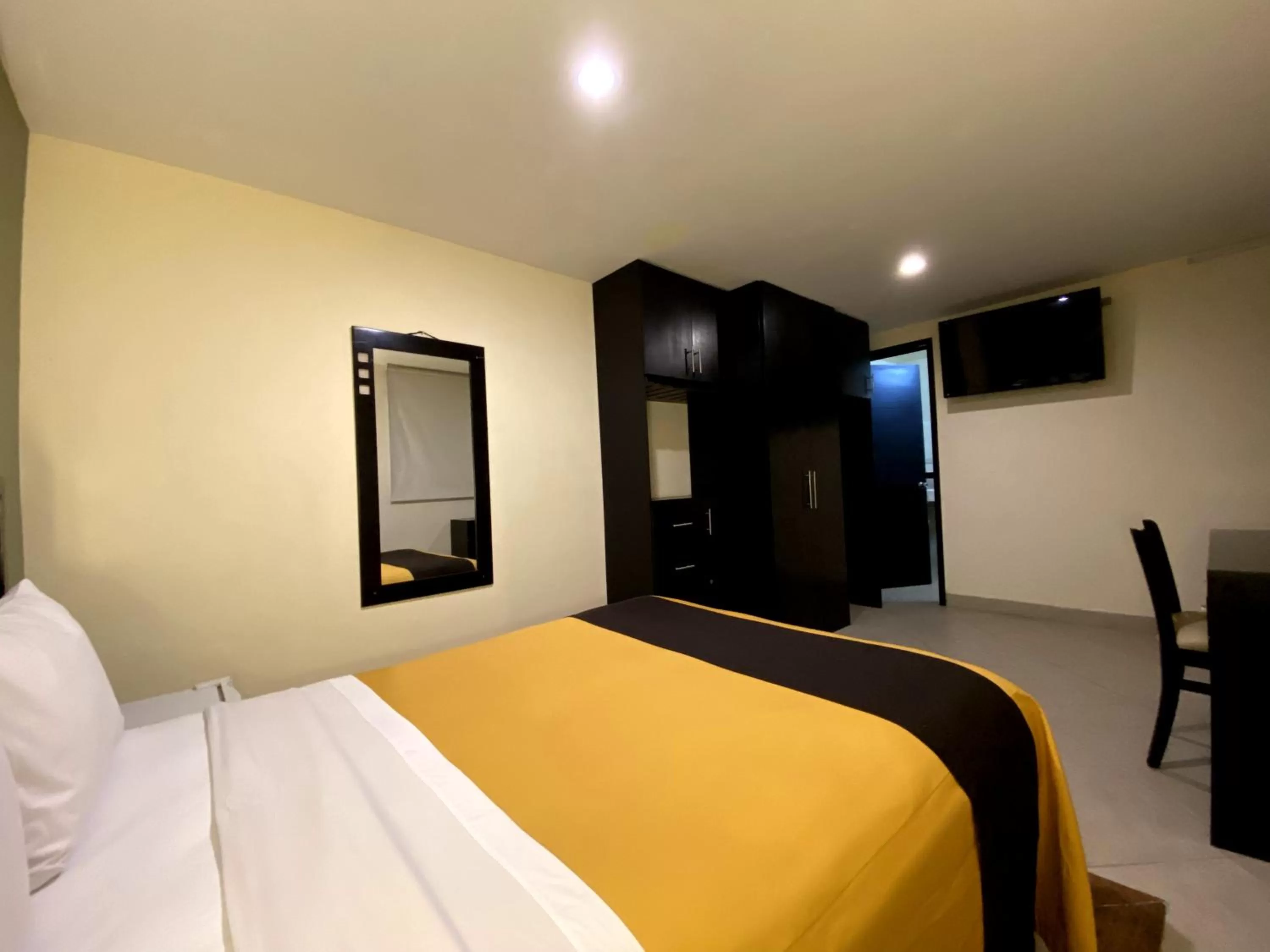 Bed in Hotel Escala Puebla Centro