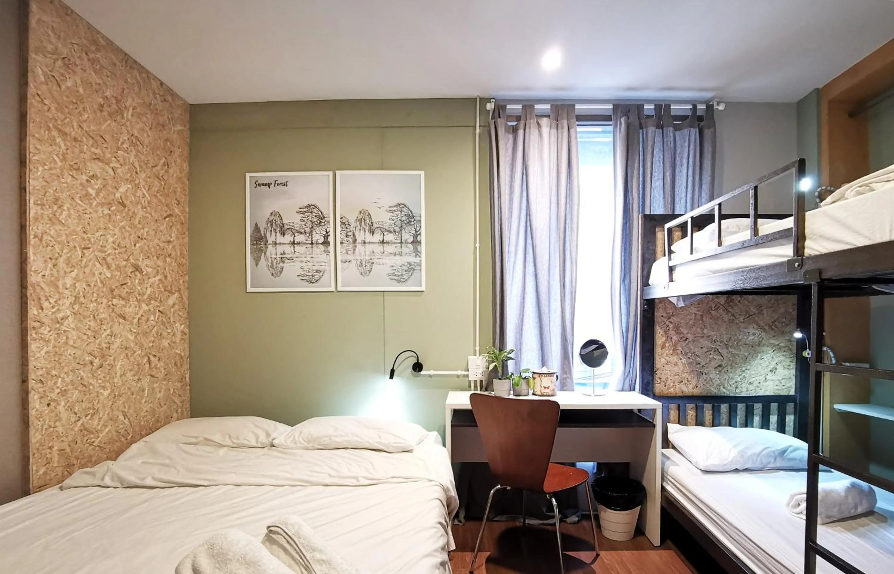 Bedroom, Bunk Bed in O Nidra House