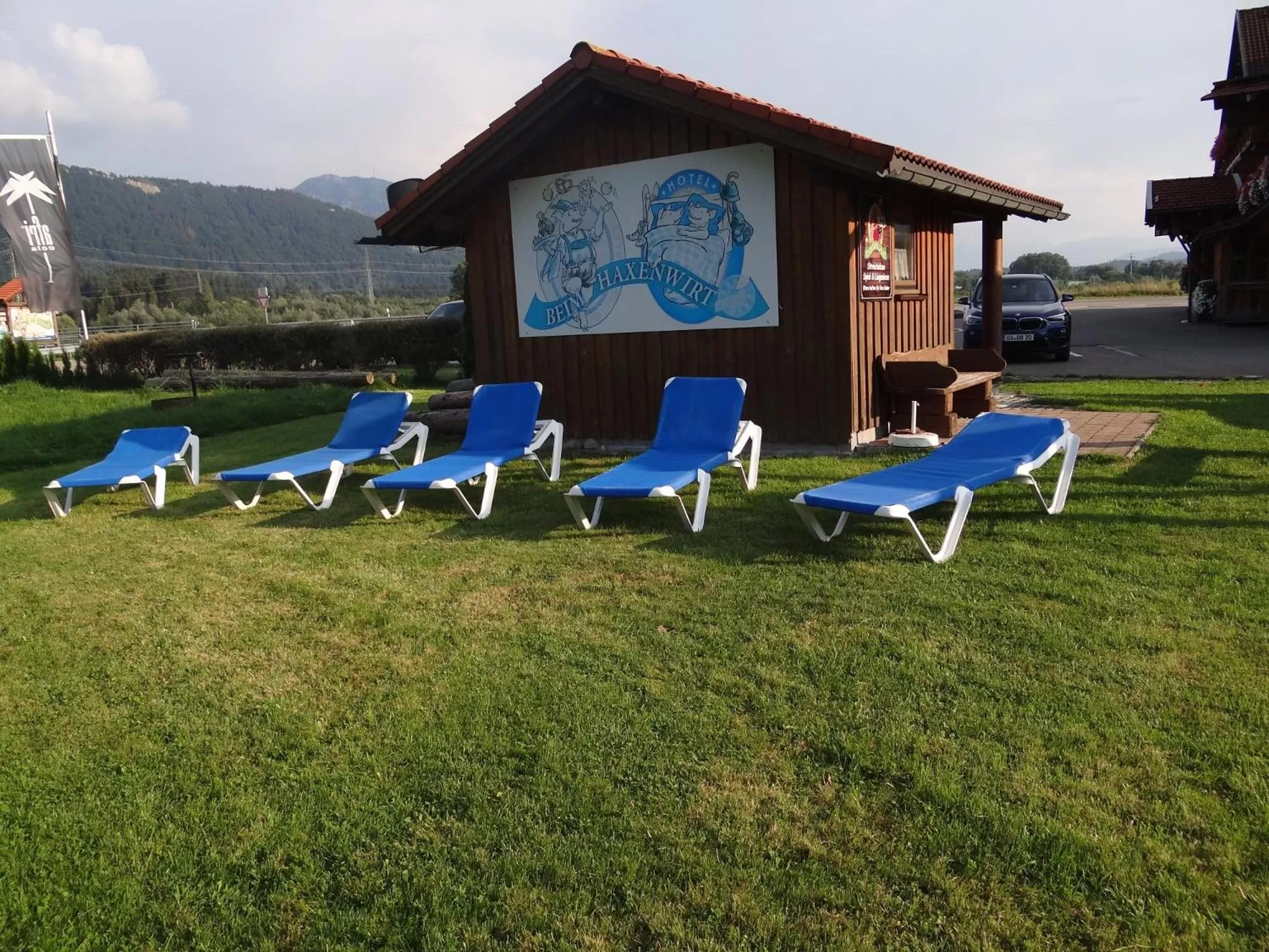 Garden, Swimming Pool in Beim Haxenwirt