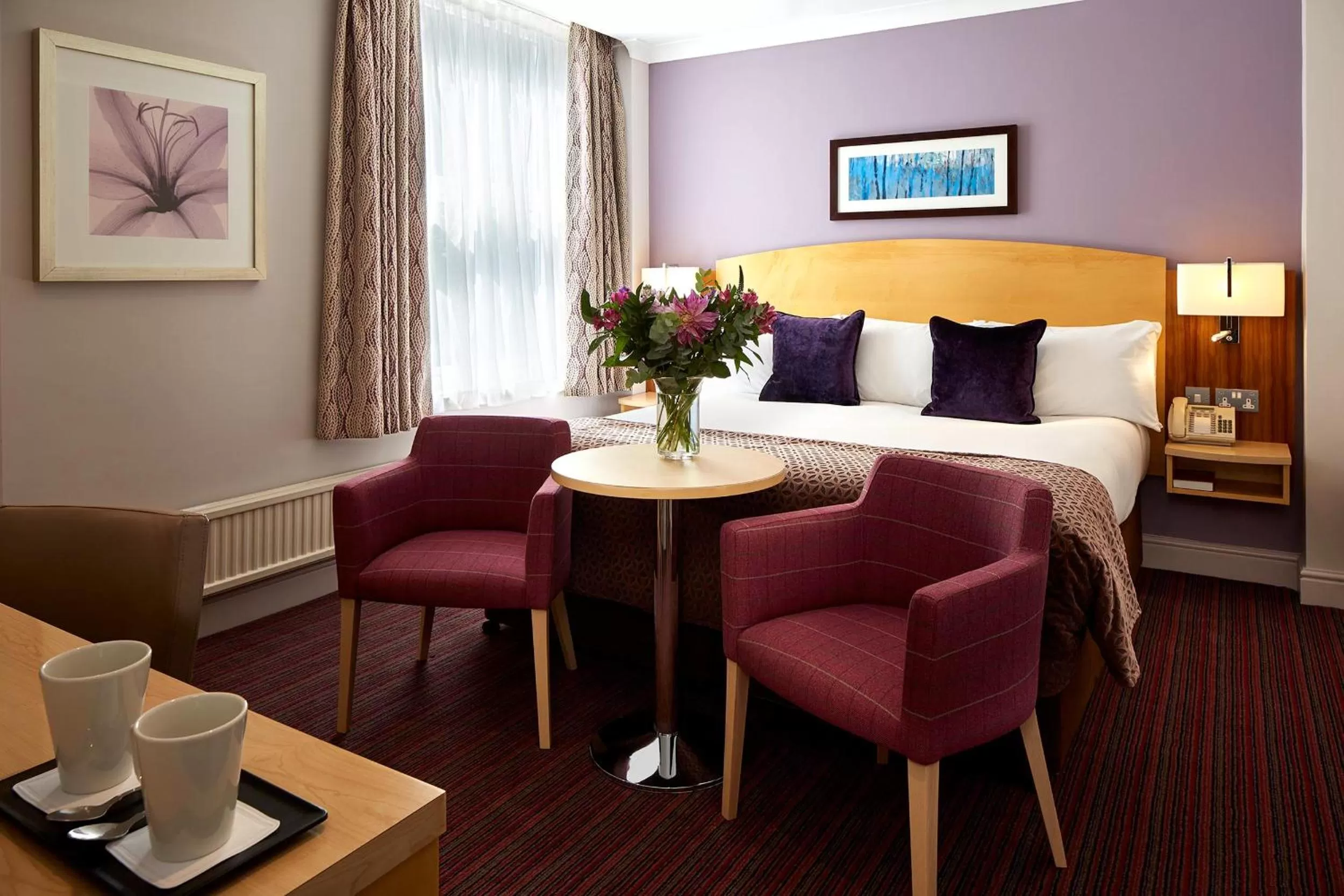 Photo of the whole room, Bed in The Abbey