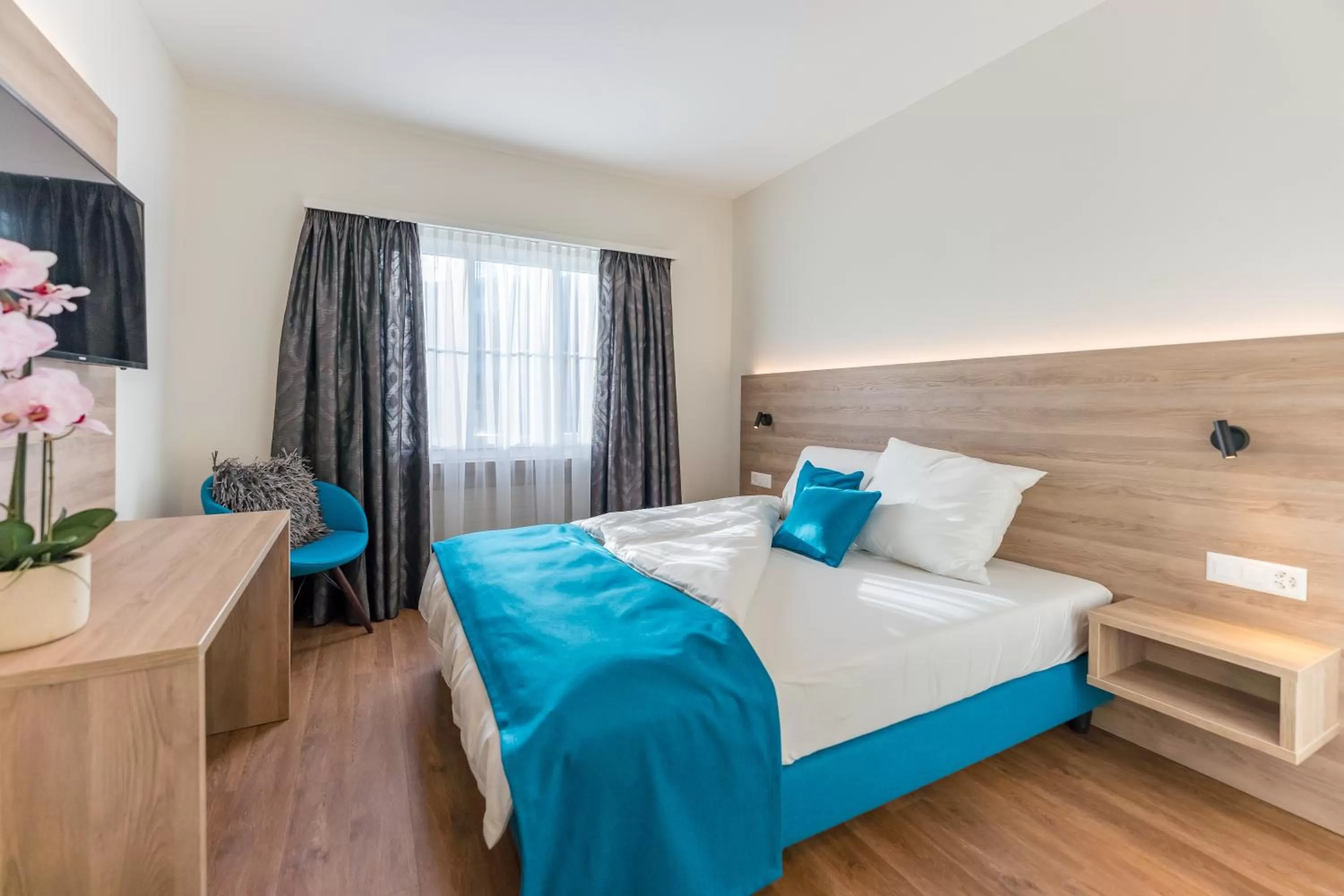 Bed in Hotel Franz Anton