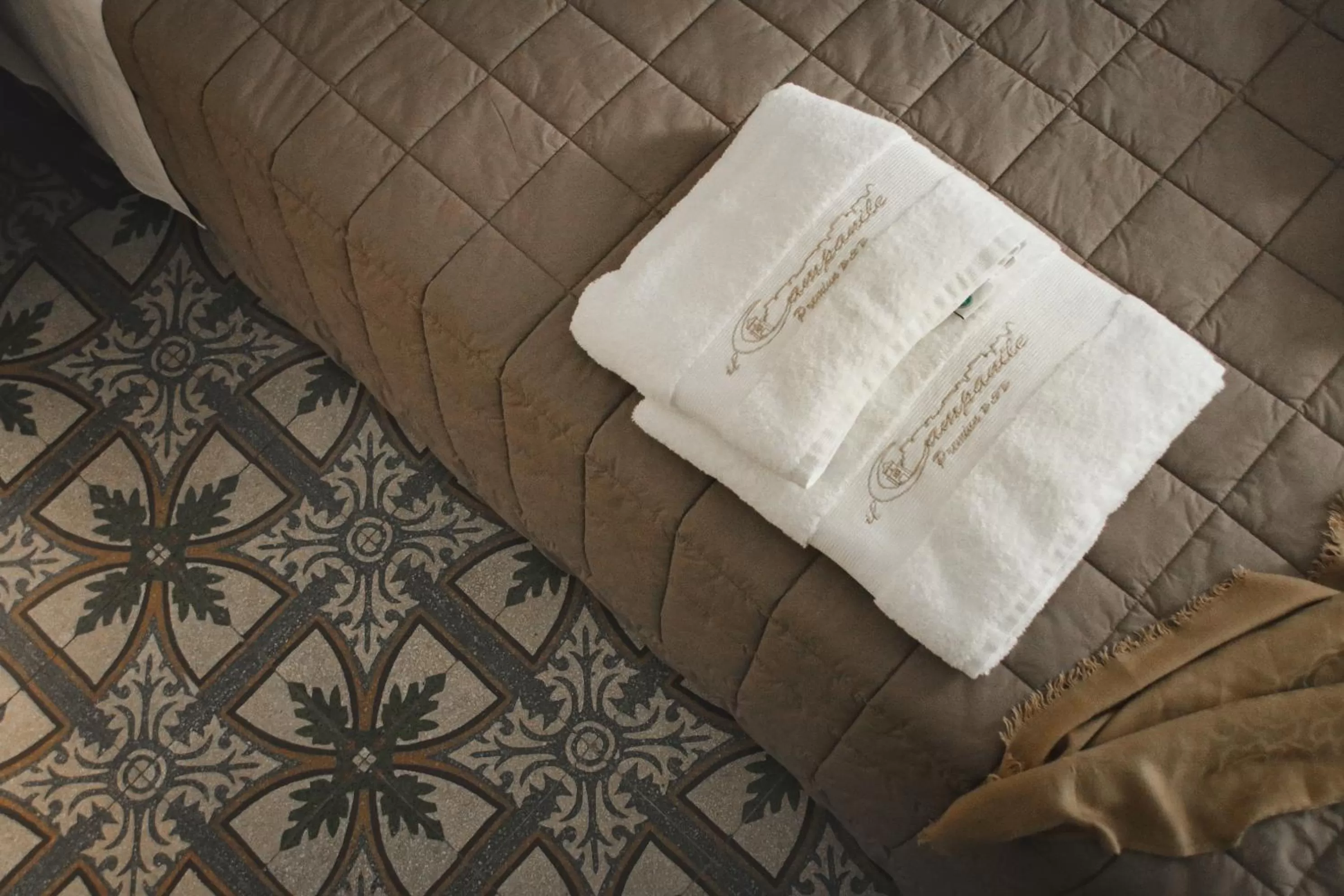 Bed in Il Campanile Premium B&b