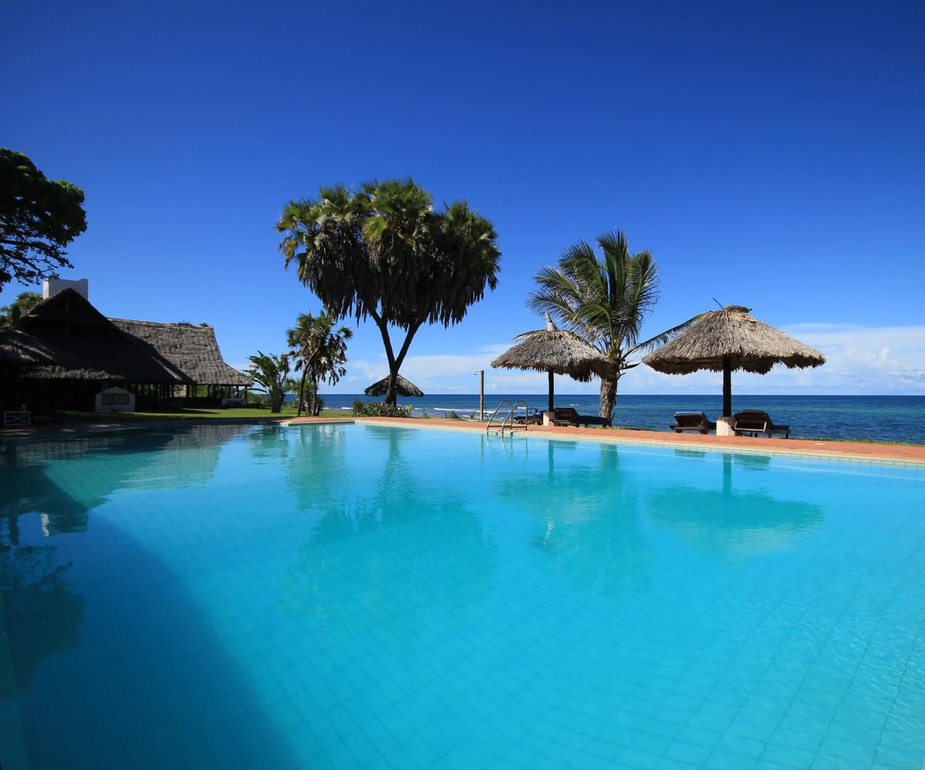 Swimming pool in Amani Beach Resort