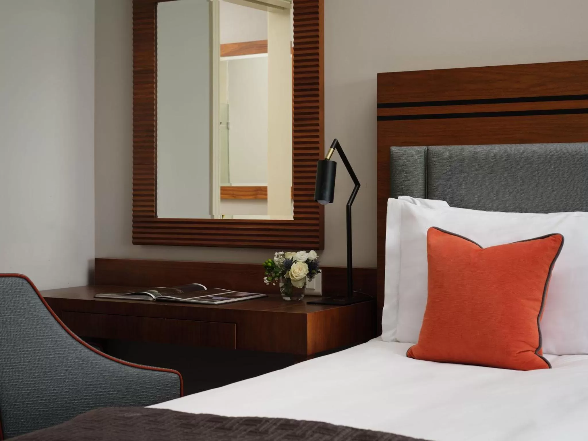 Decorative detail, Bed in Lyrath Estate