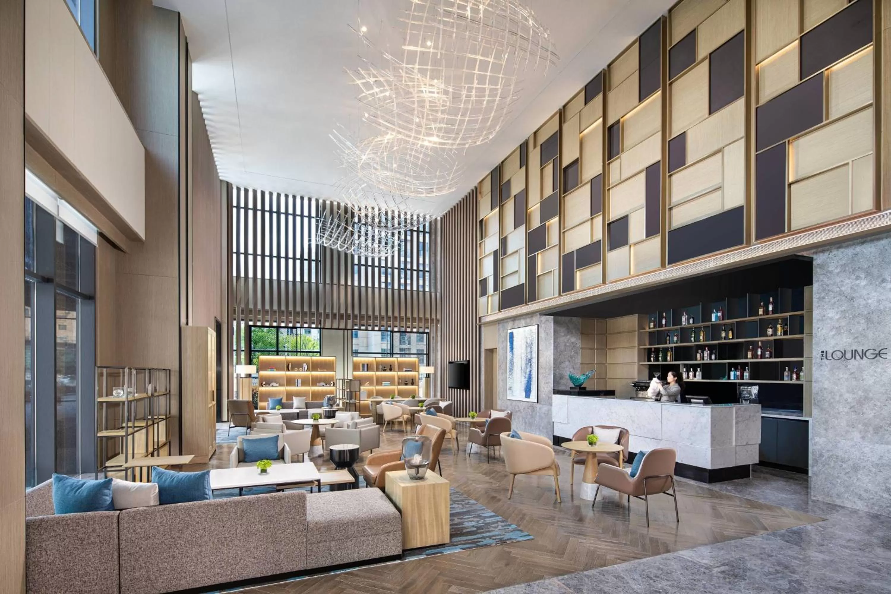 Lounge or bar in Courtyard by Marriott Nanjing Jiangning
