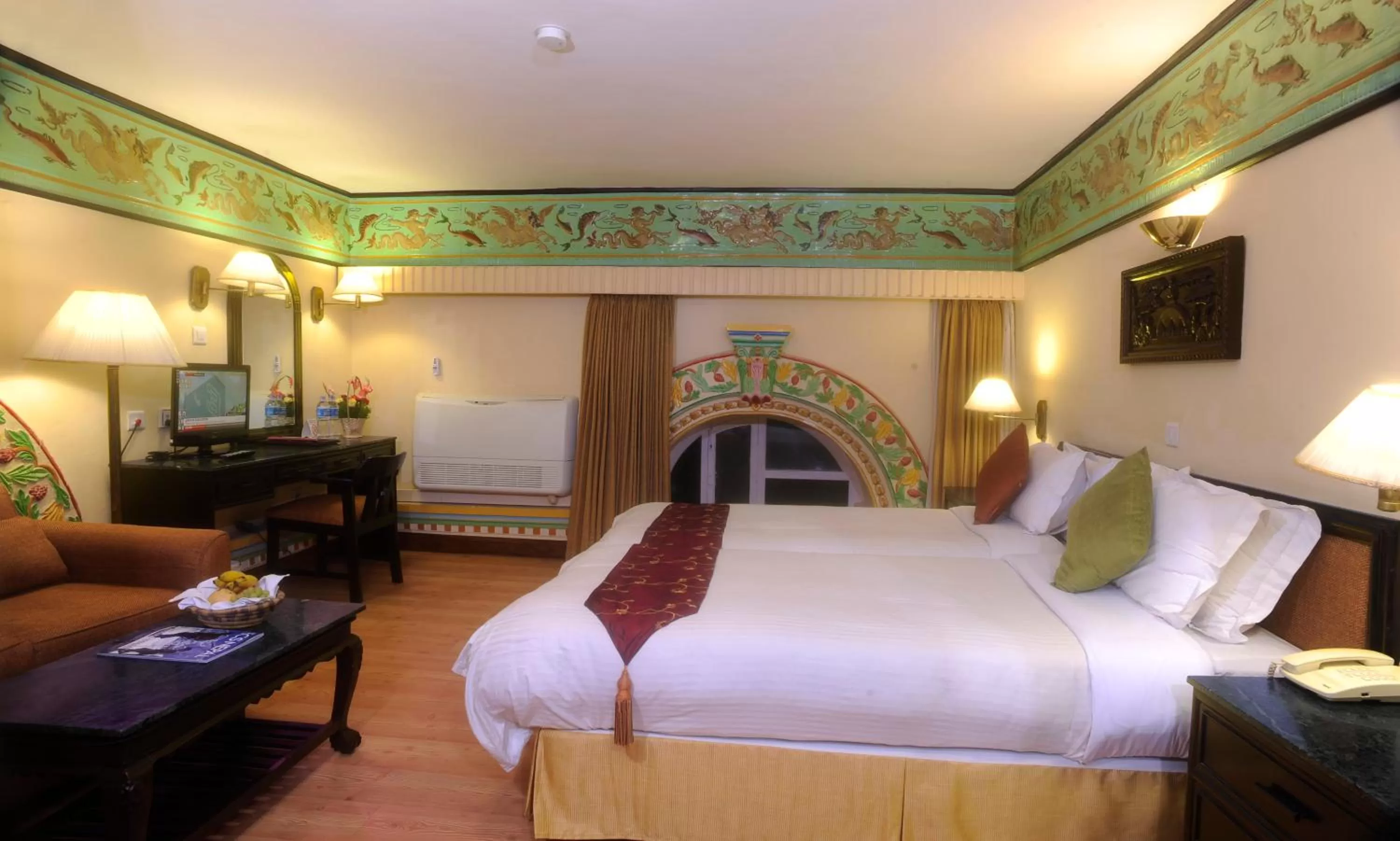 Photo of the whole room, Bed in Hotel Shanker-Palatial Heritage Kathmandu