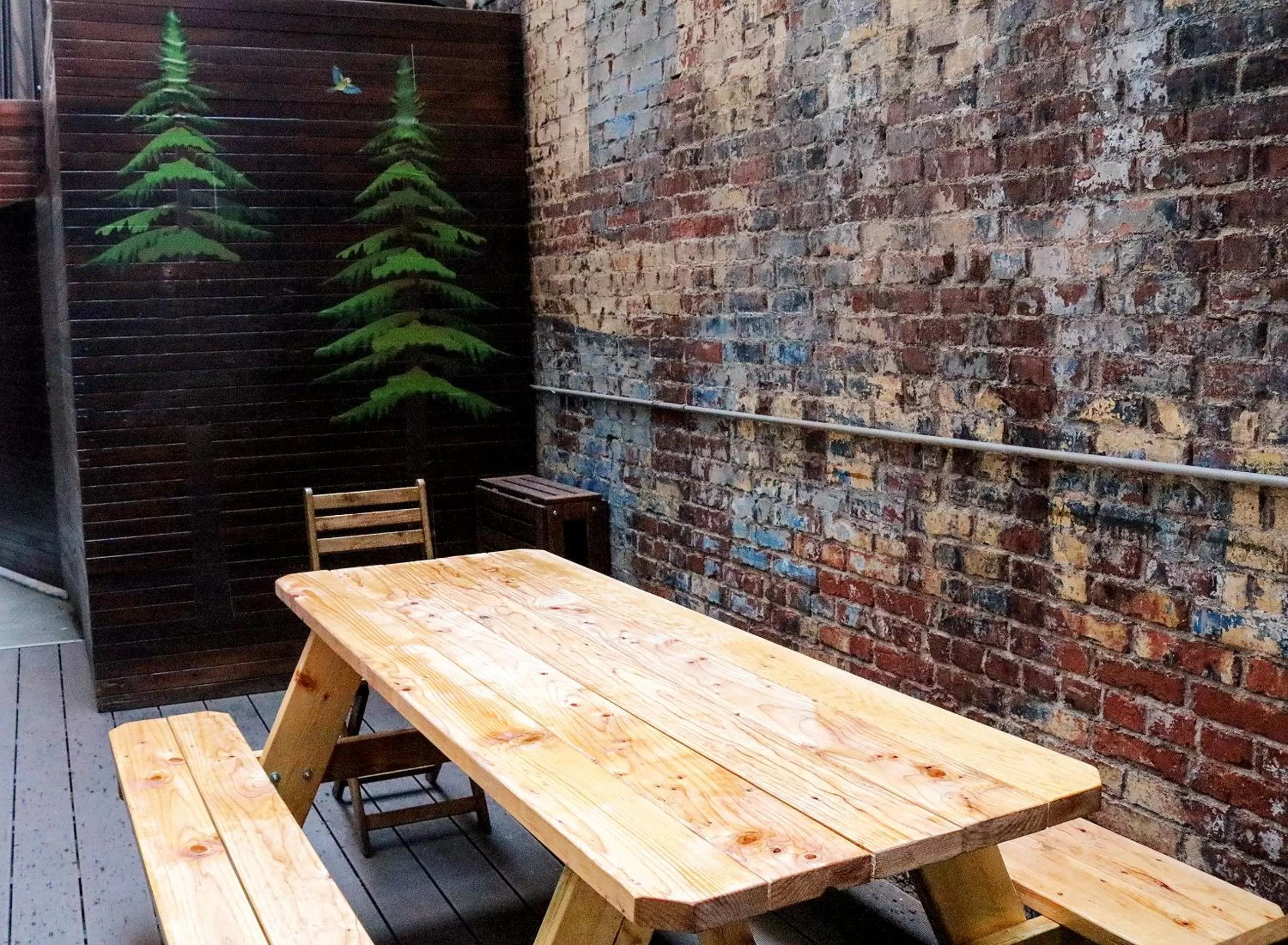 Patio in The Haas Suites