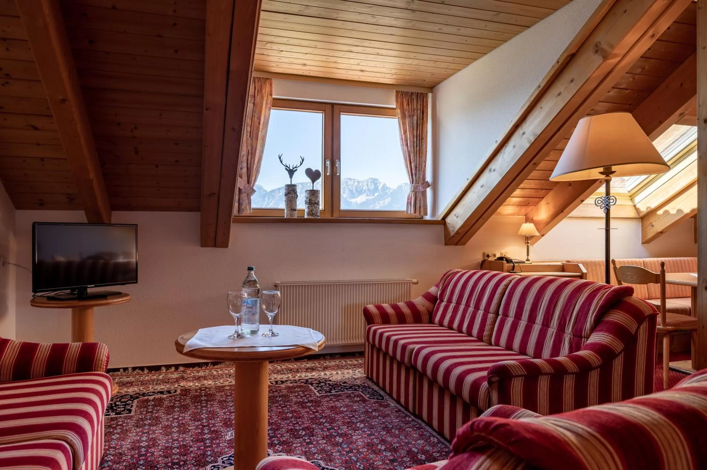 Living room, Seating Area in Residenz Hopfensee