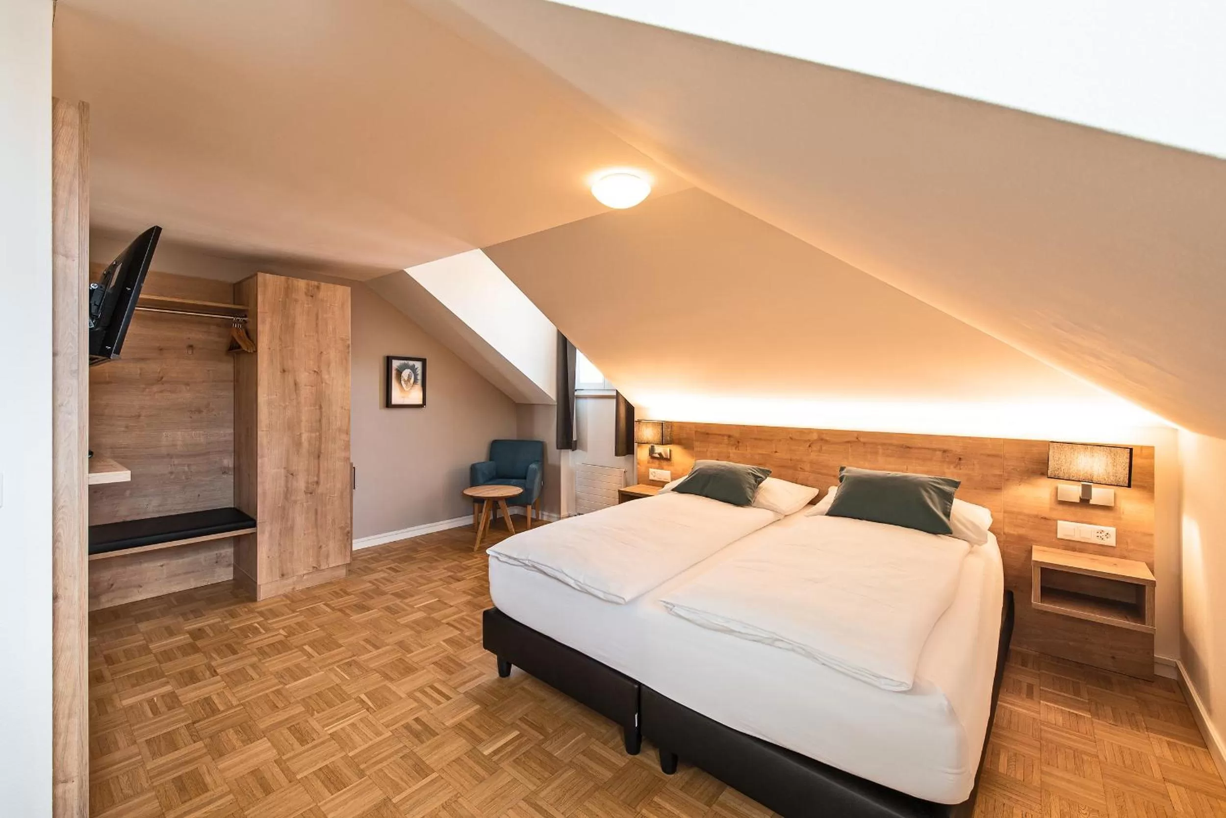 Bed in Hotel zum Hirschen