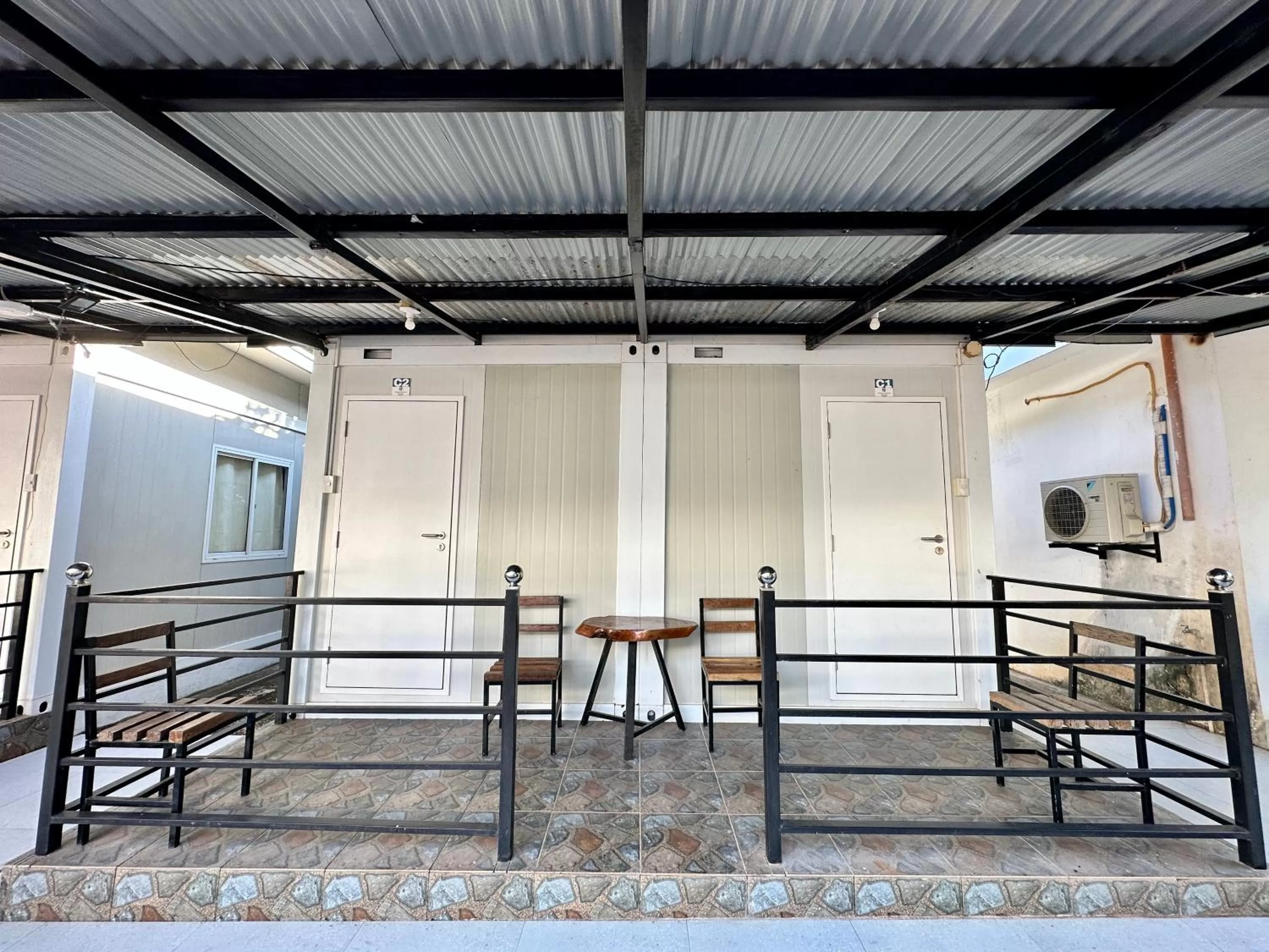 Patio in Harbour Bliss Hotel