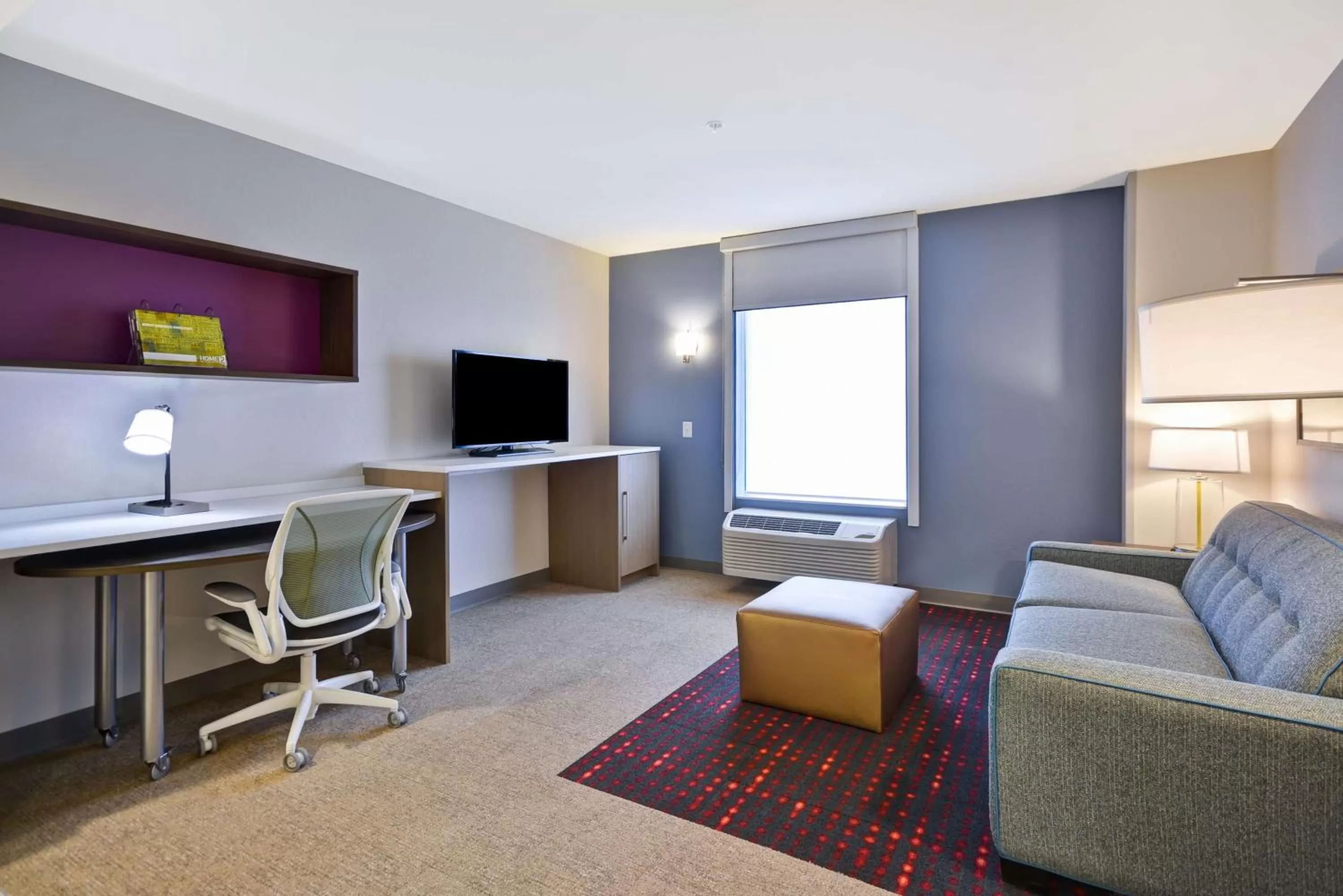 Living room in Home2 Suites By Hilton Columbus Airport East Broad