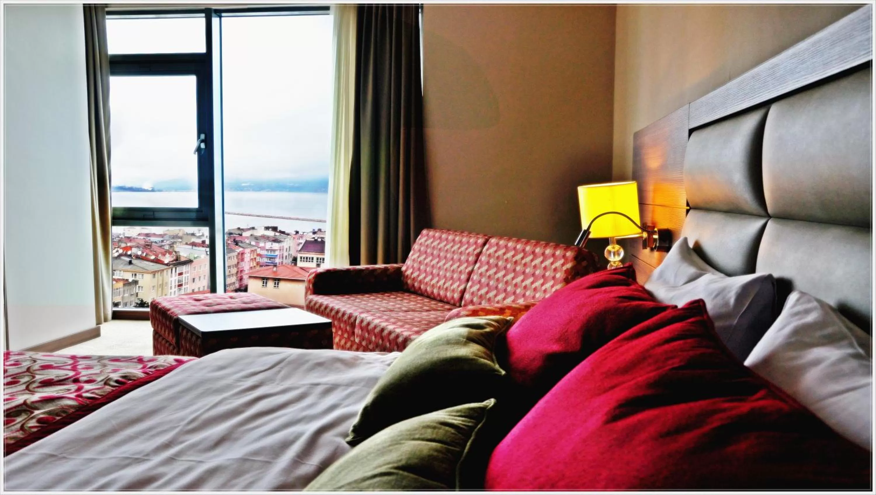 Sea view, Bed in Grand Asya Hotel