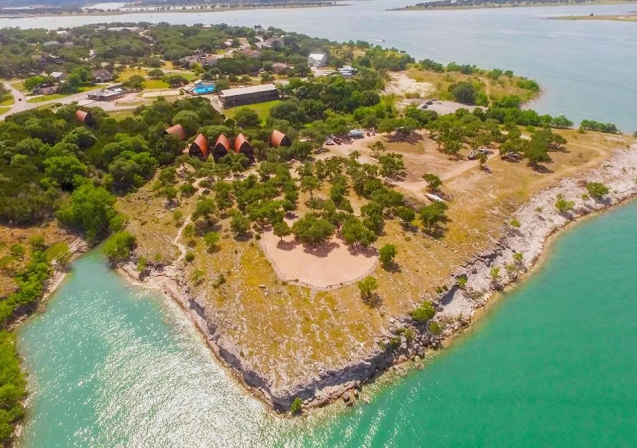 Bird's eye view in Canyon Lakeview Resort