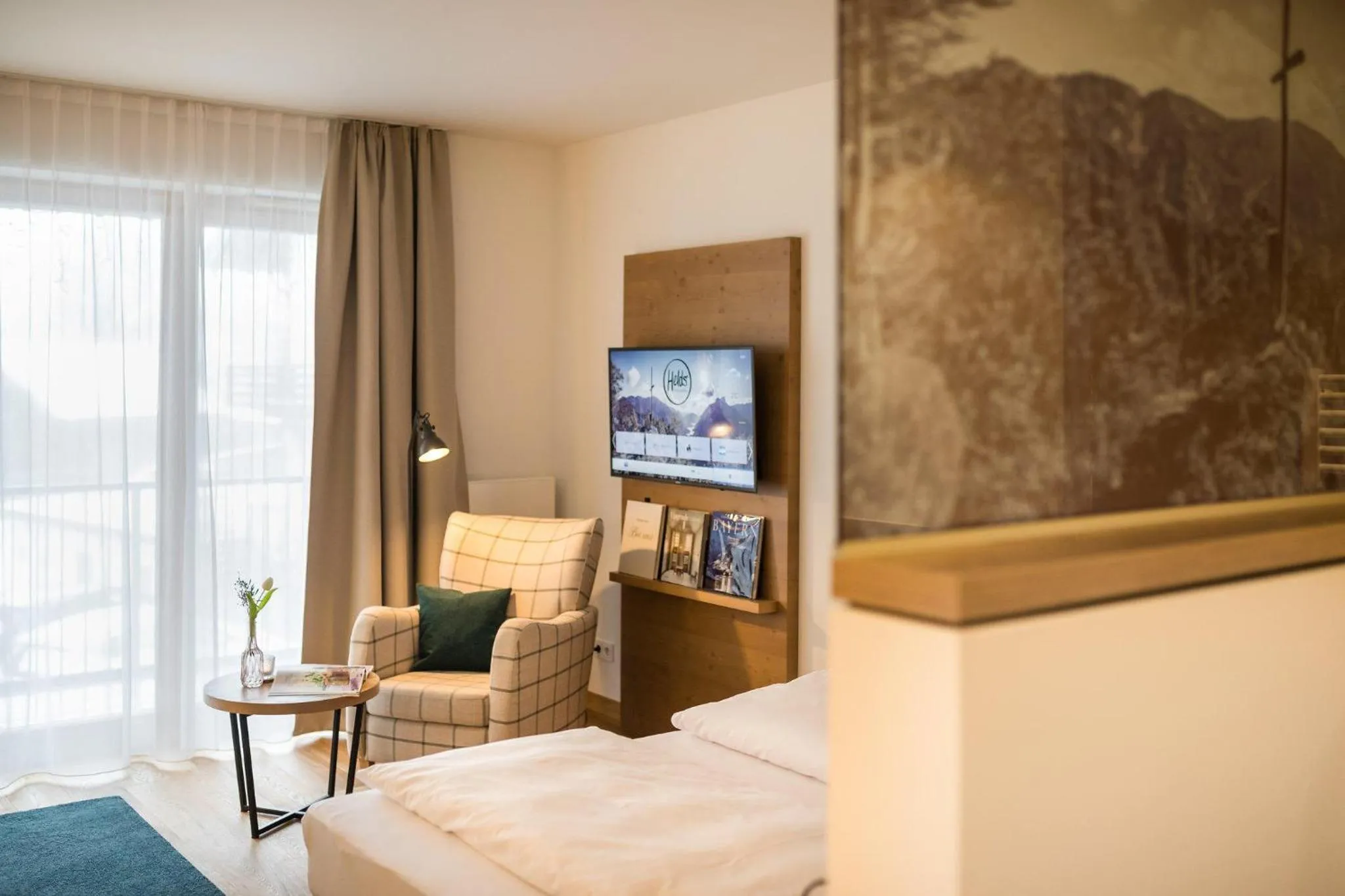 Bedroom, Bed in HELDs Vitalhotel