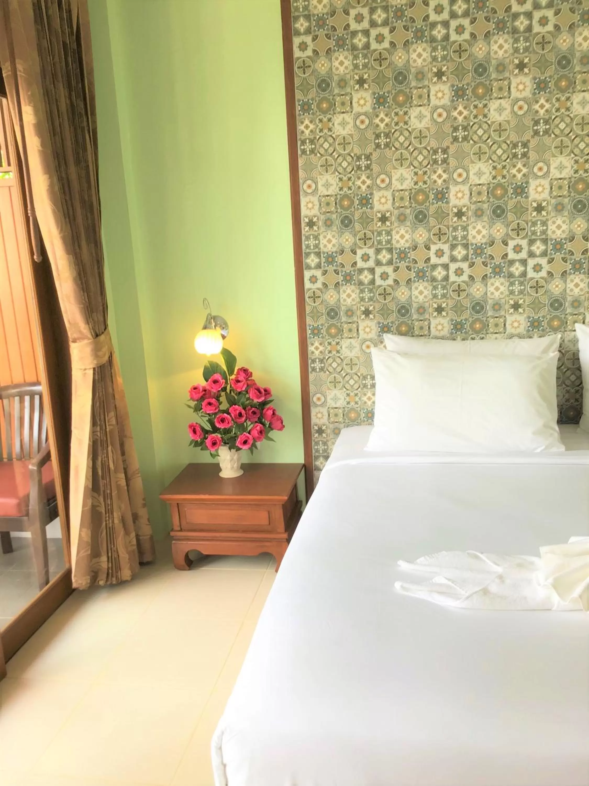 Bed in Pratum Resort