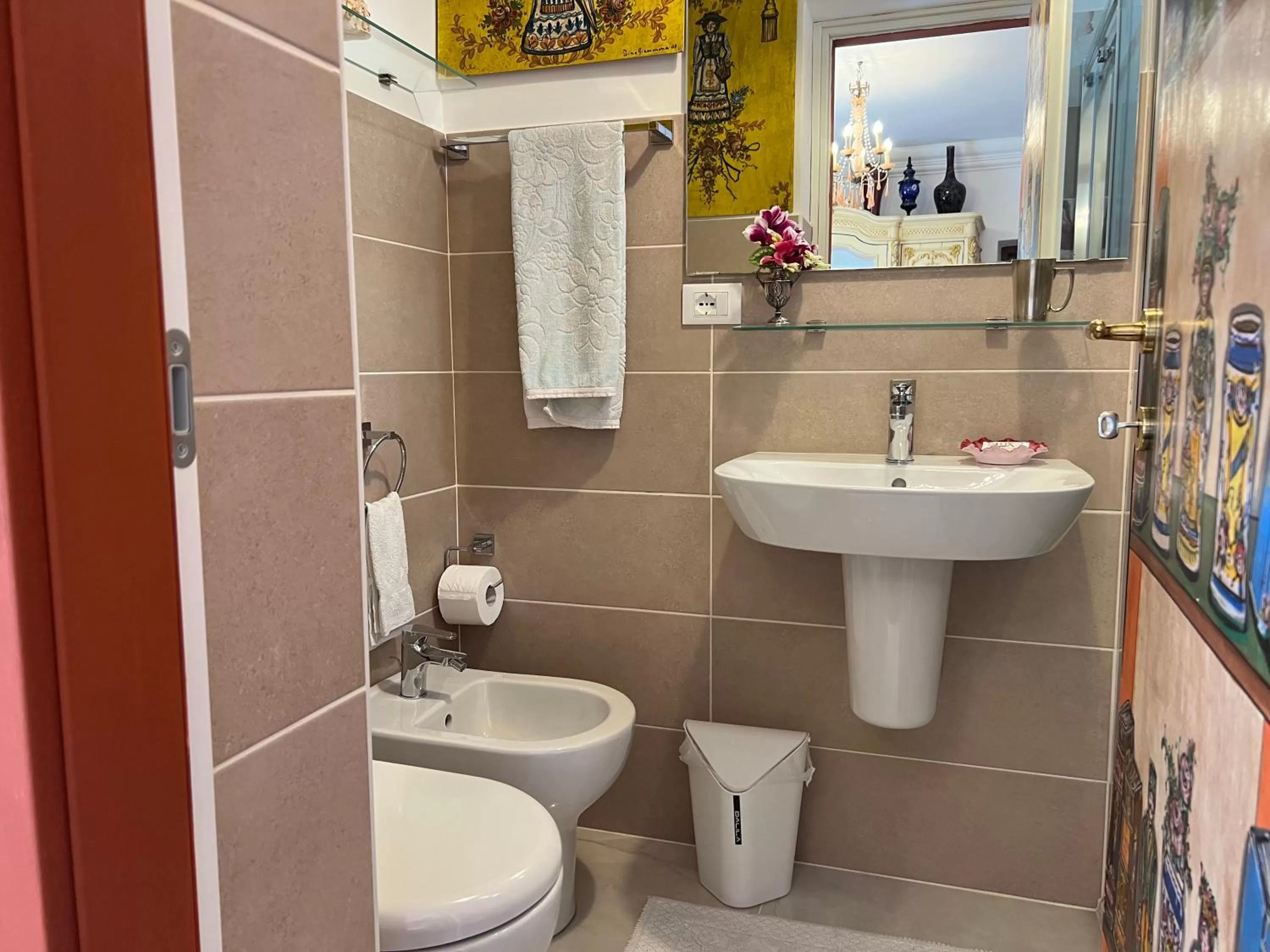 Shower in B&B Villa Giorgia