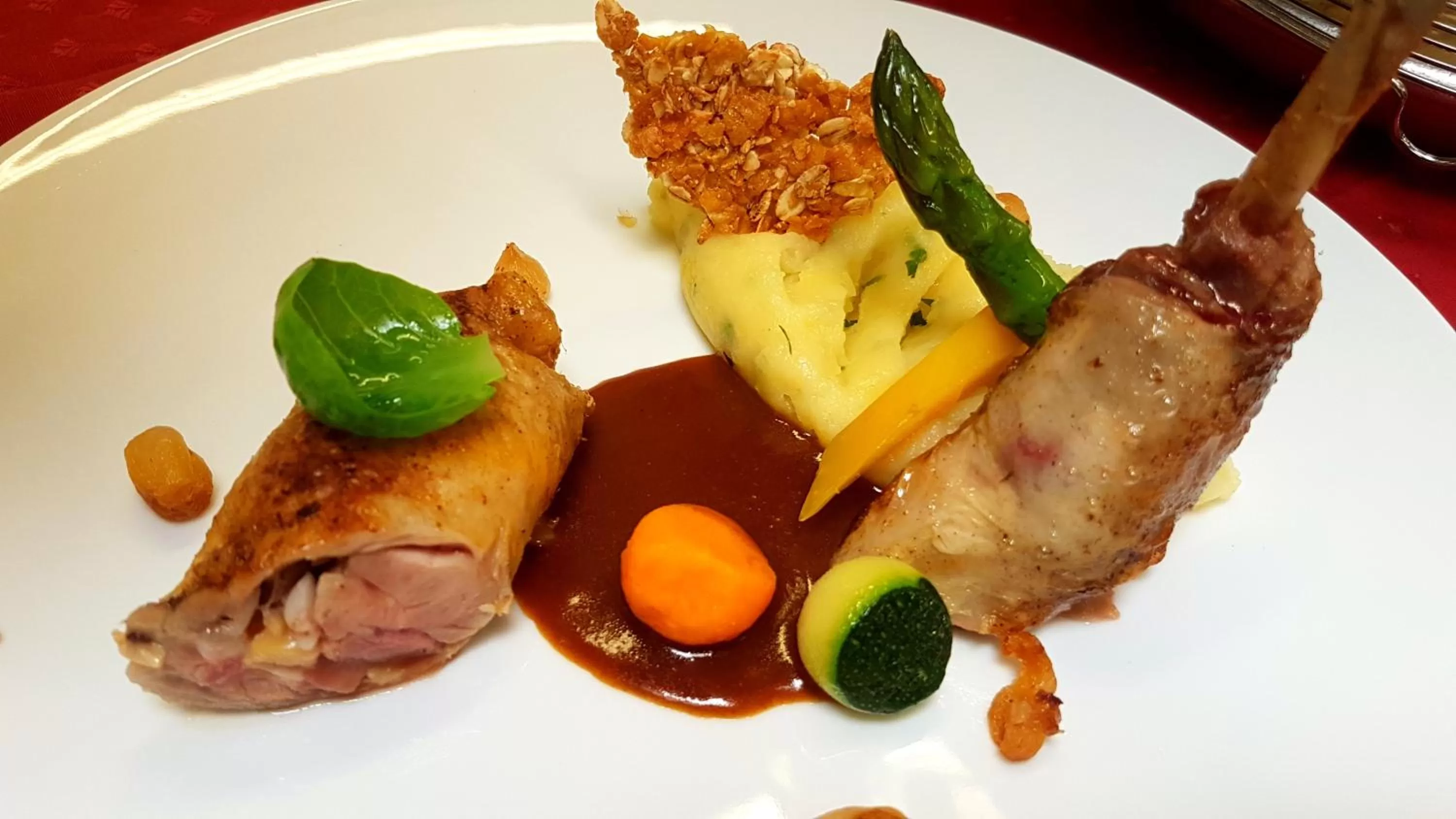 Food close-up in Le Mas du Lingousto