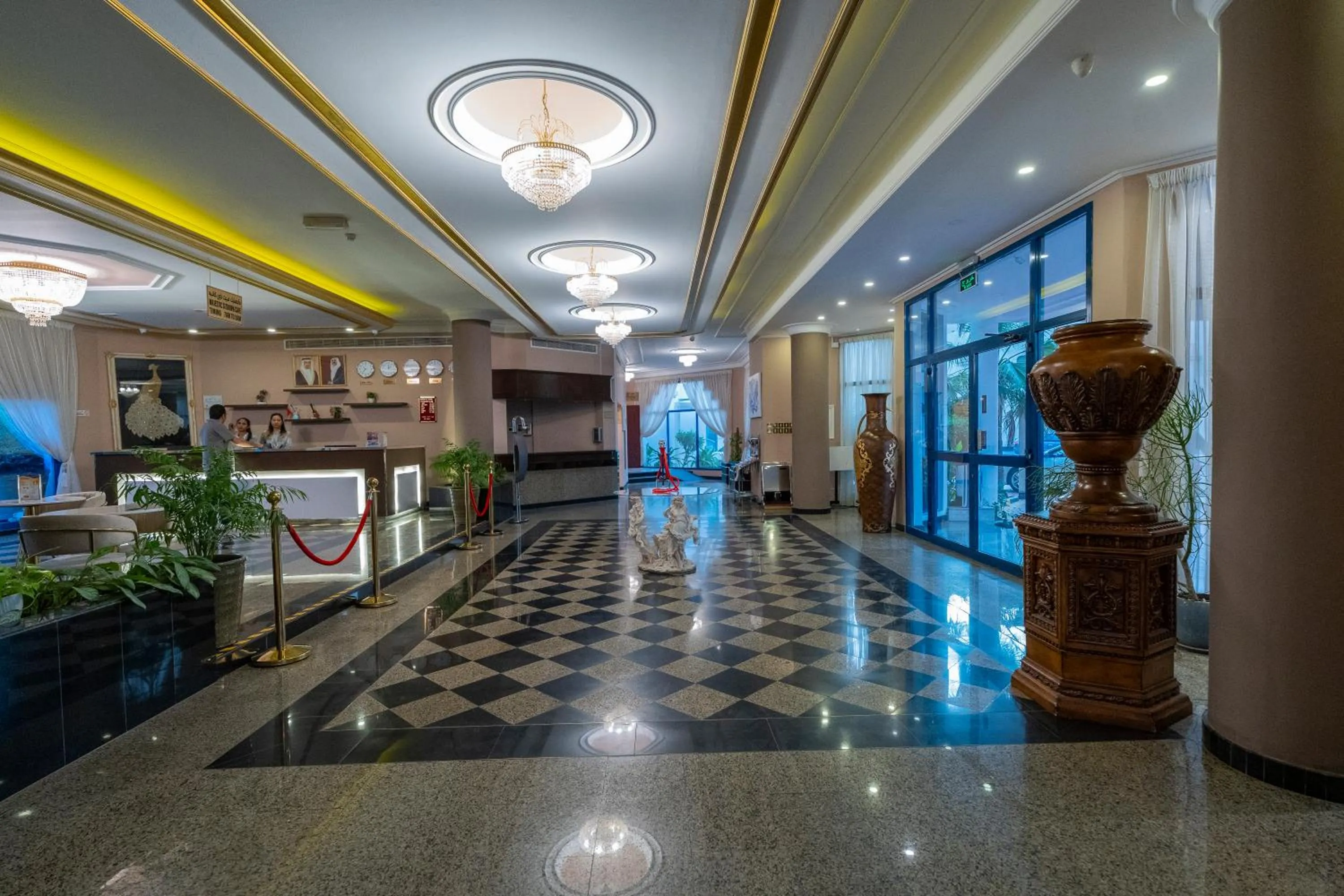 Lobby or reception in Majestic Hotel