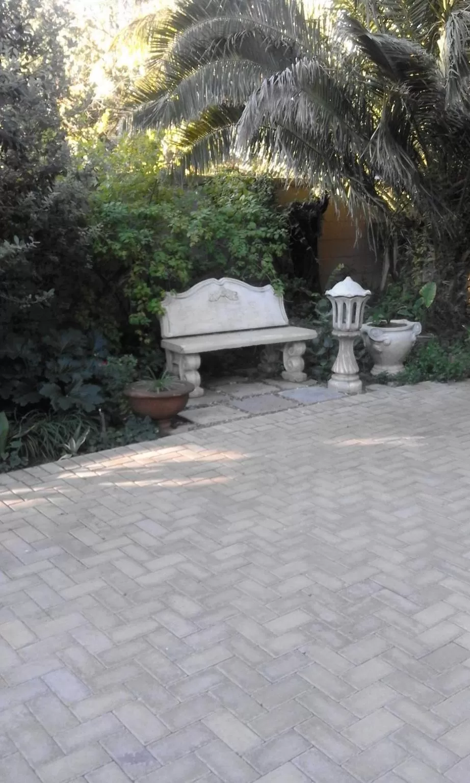 Garden view in Poetry Guestrooms