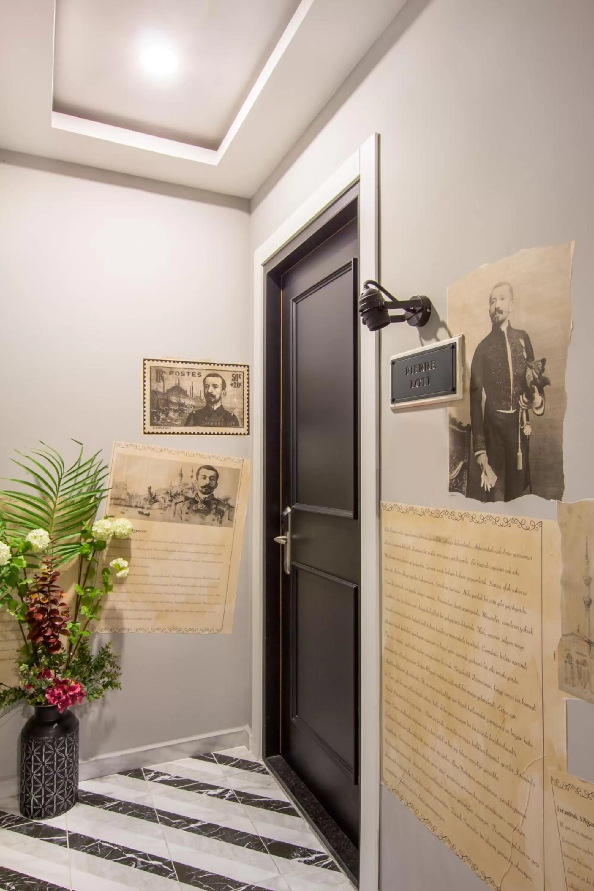 Text overlay in Hotel Poem