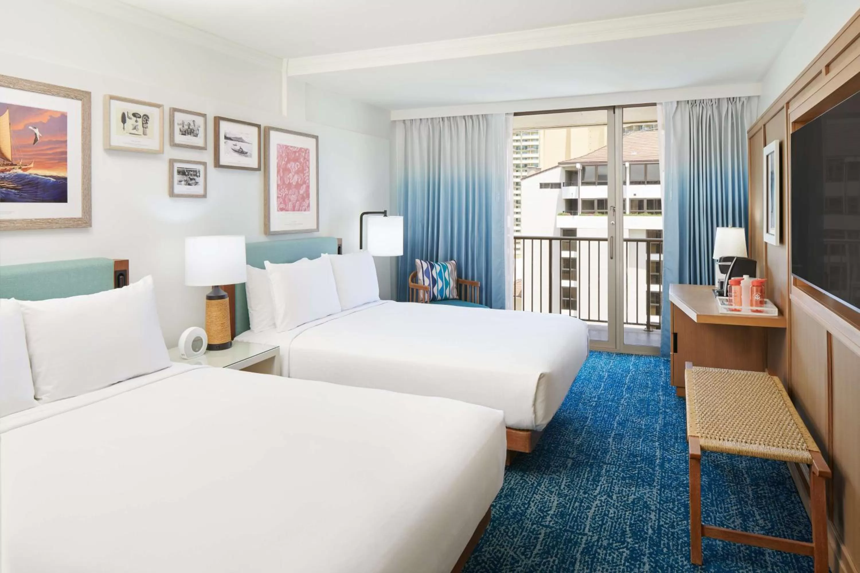 Resort View 2 Queen Beds in OUTRIGGER Reef Waikiki Beach Resort