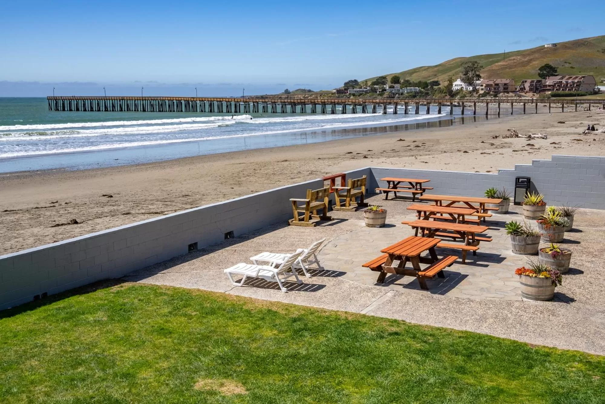 View (from property/room) in Shoreline Inn...on the beach