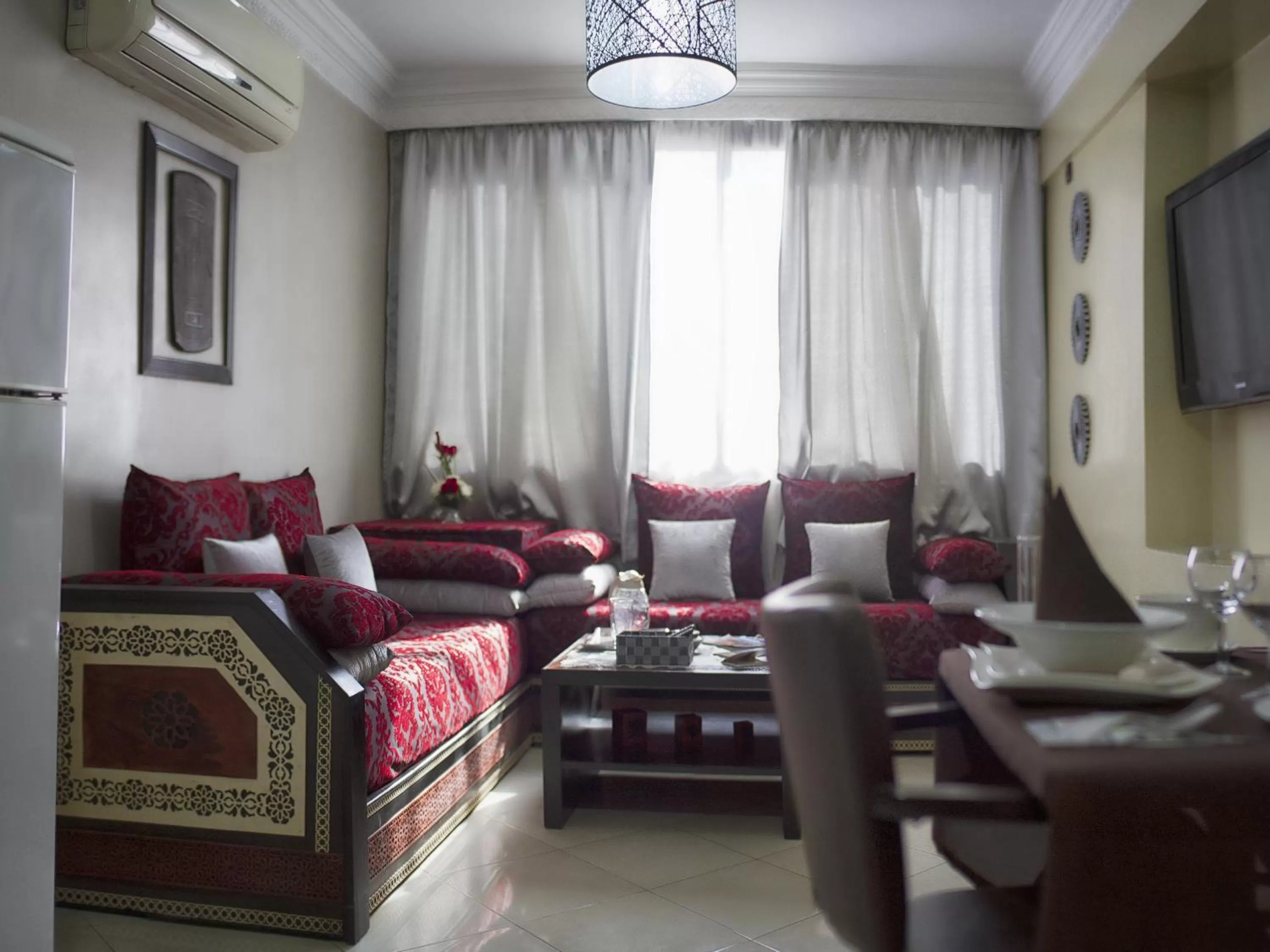 Seating Area in Apparts-hôtel ISNI