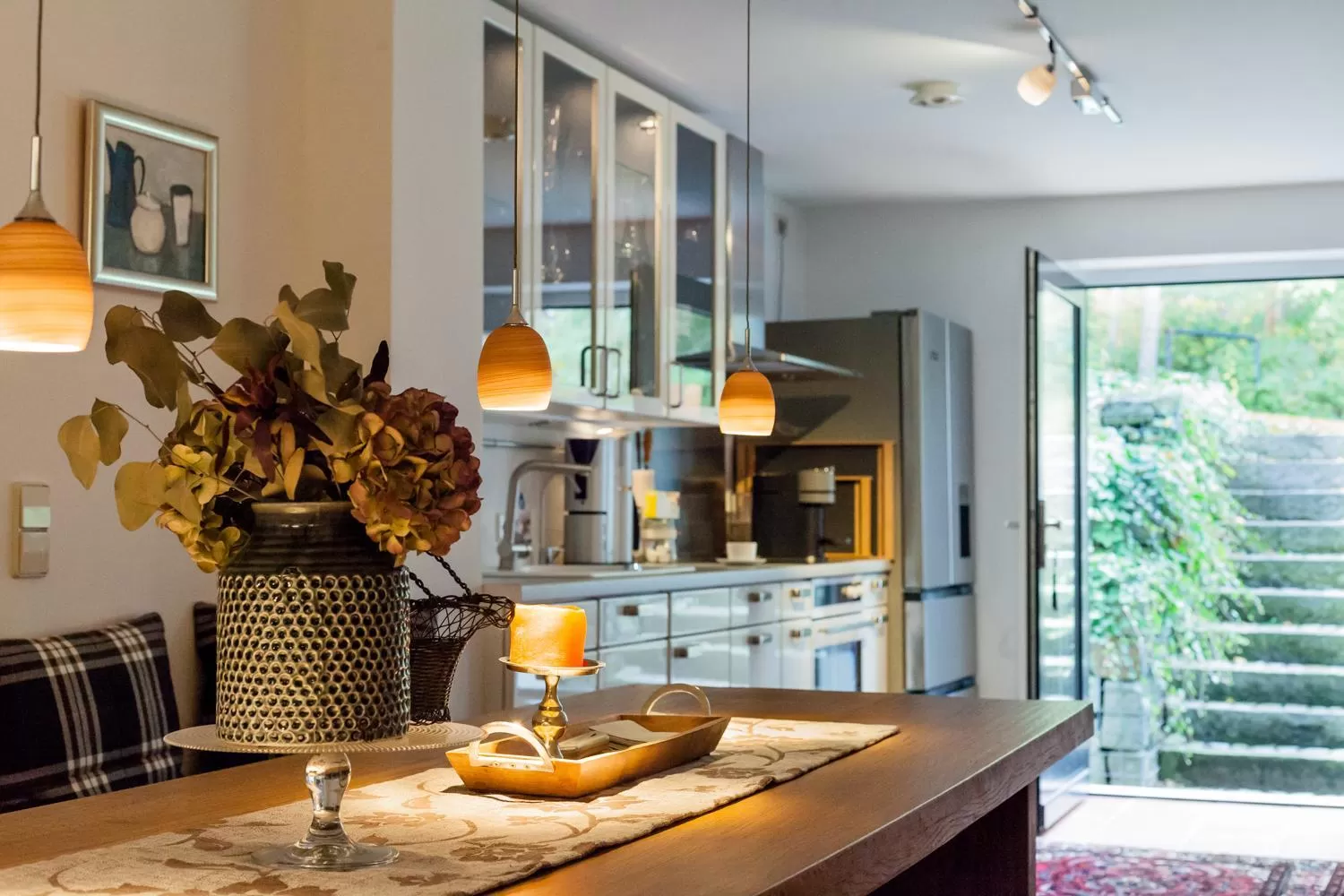 Kitchen or kitchenette in Hotel Zur Linde Dein Self Check In