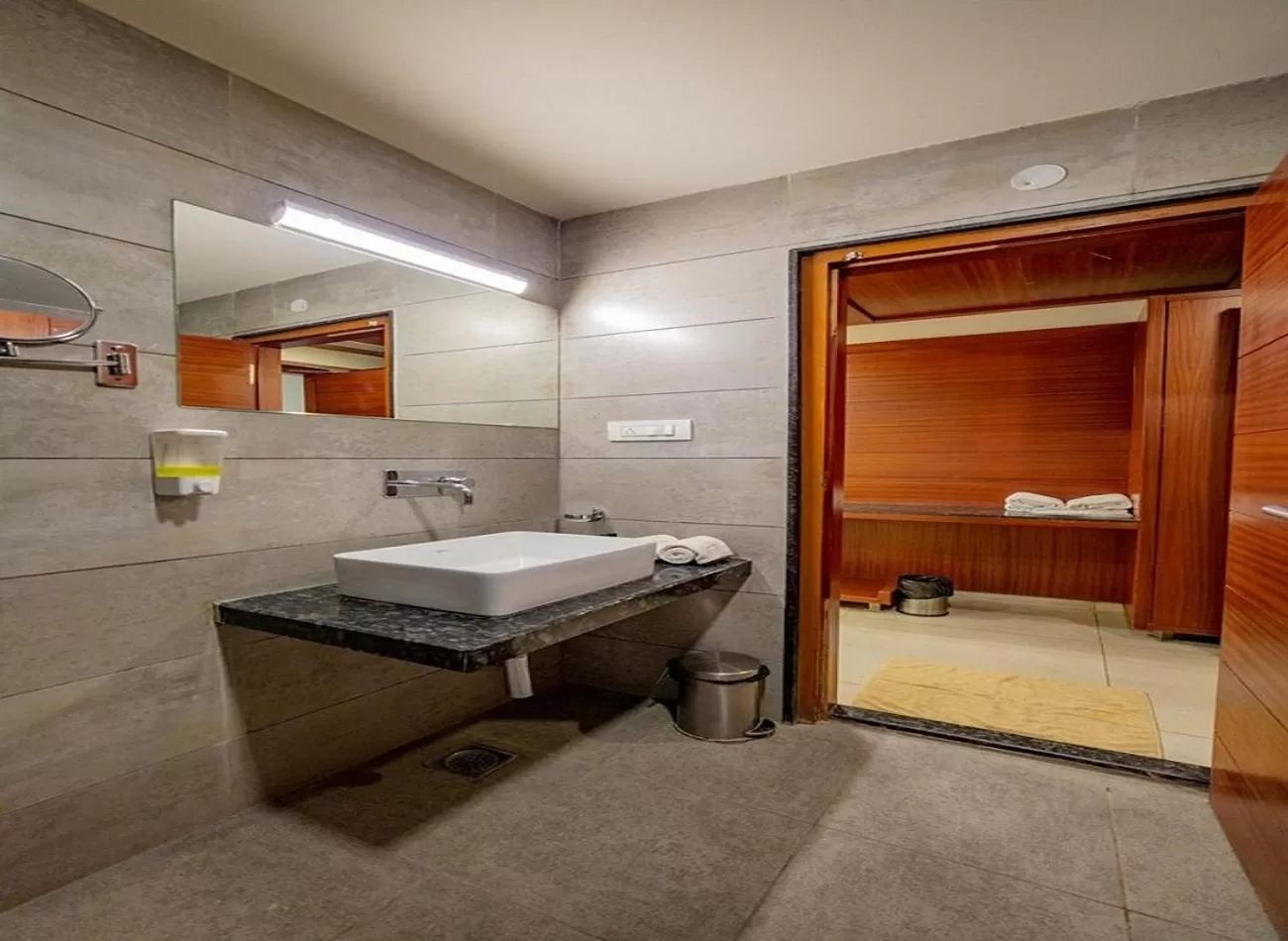 Bathroom in Ashok inn
