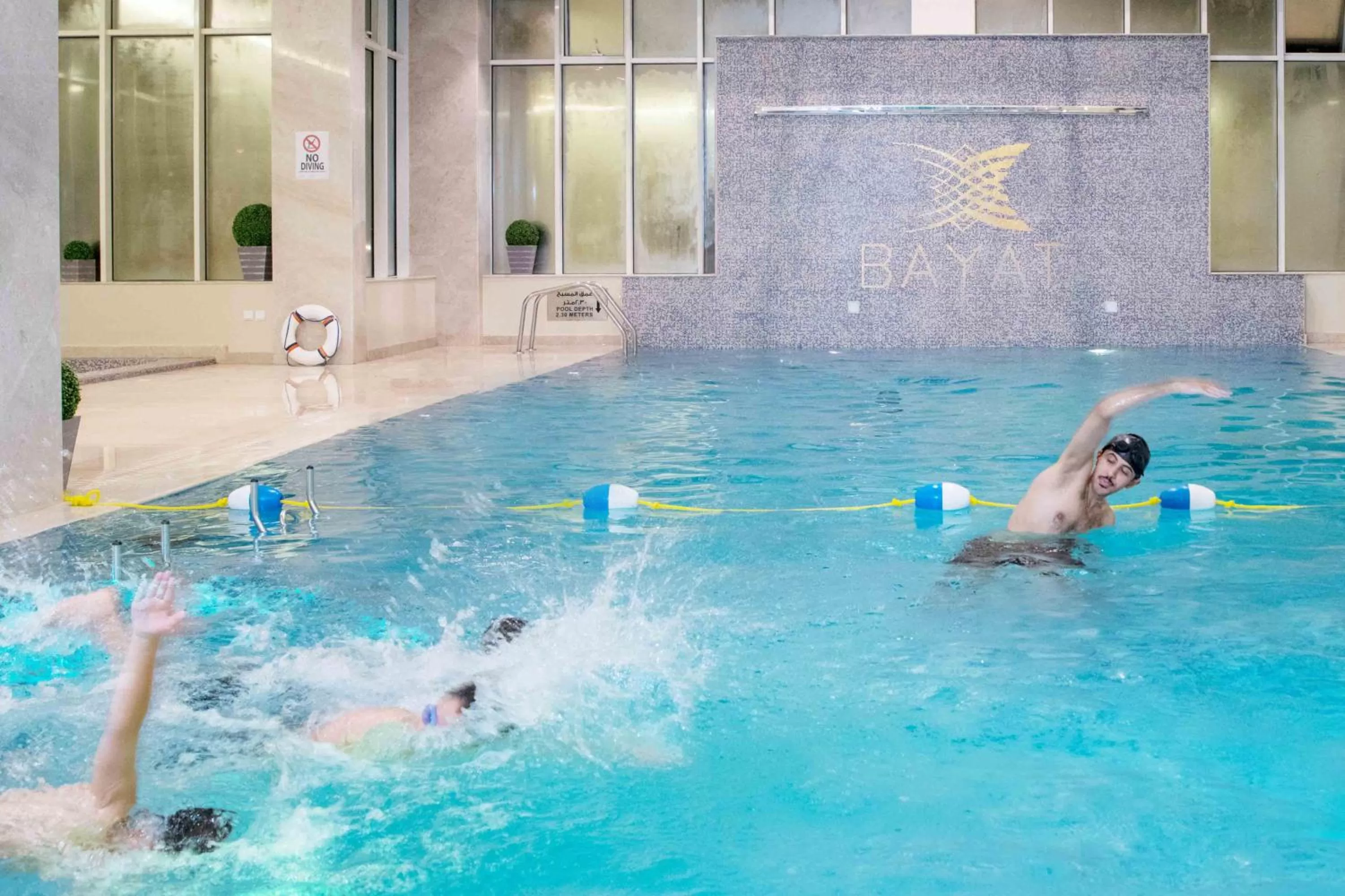 Swimming pool in Bayat Hotel