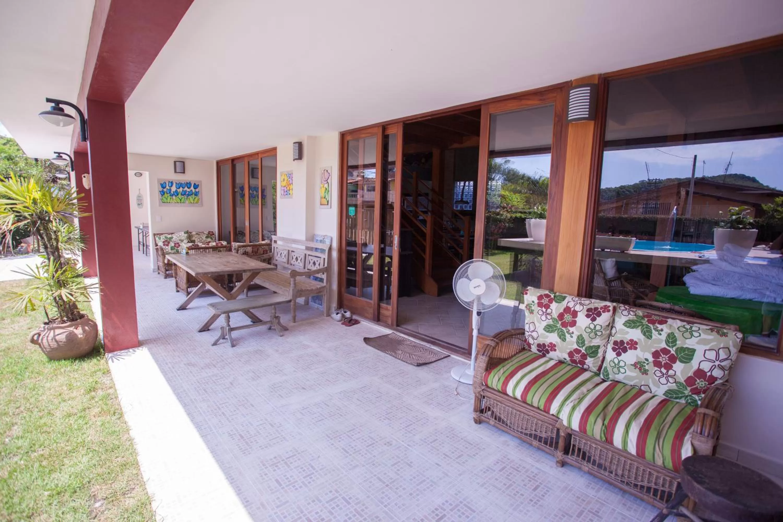 Patio in Ubatuba Ecologic Pousada