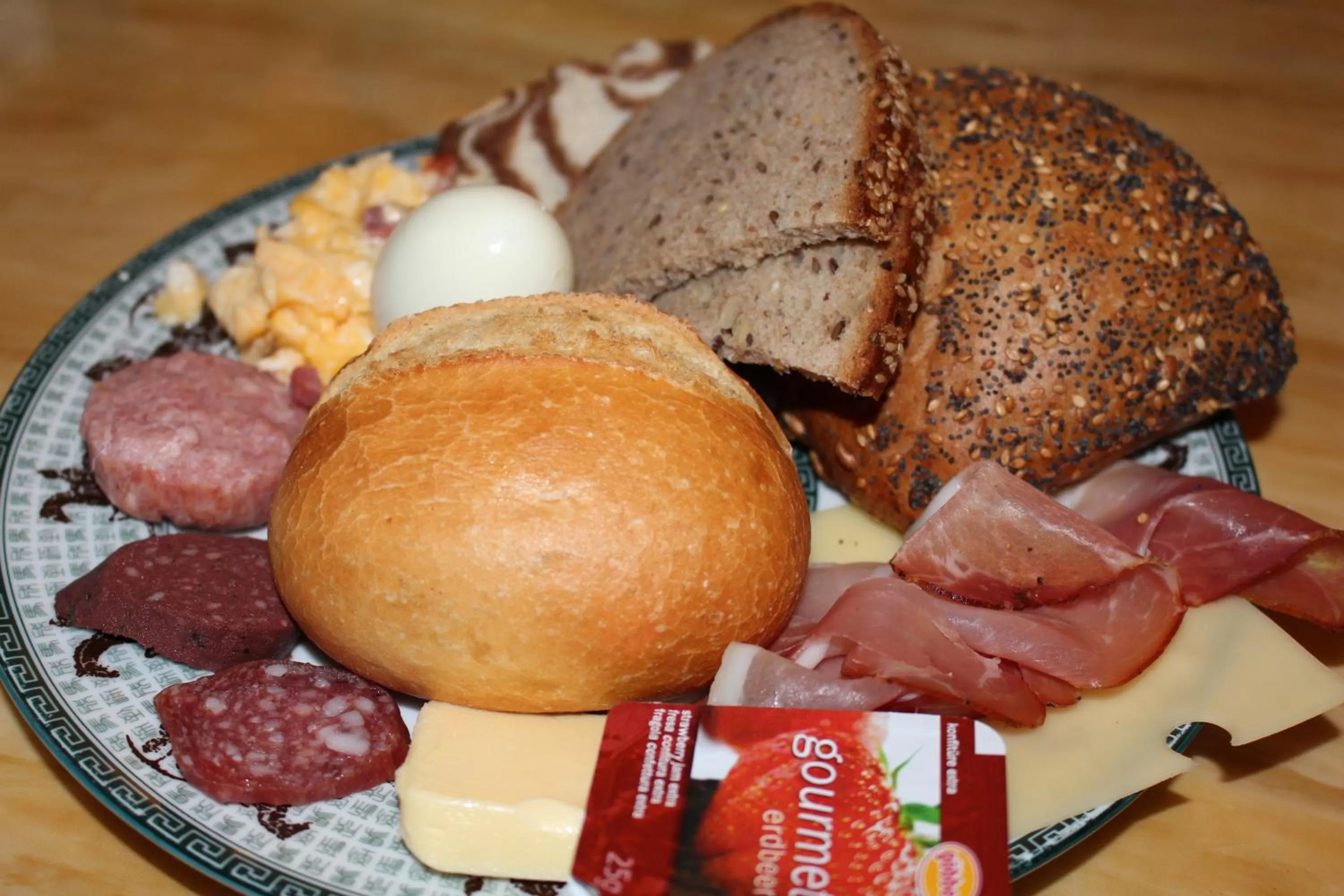 Food close-up in Hotel-Restaurant Heute
