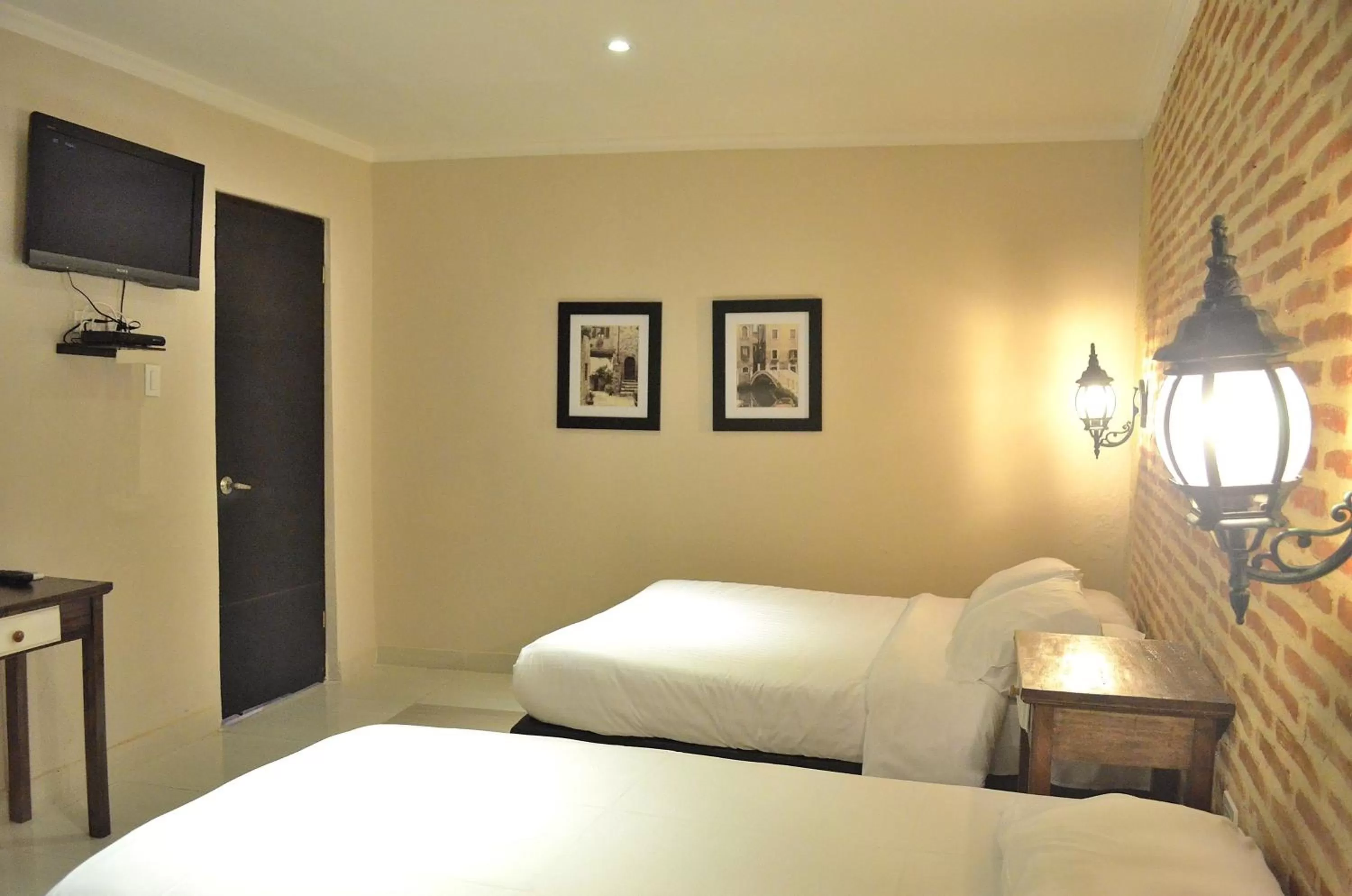 Bed in Hotel Galeria la Trinidad