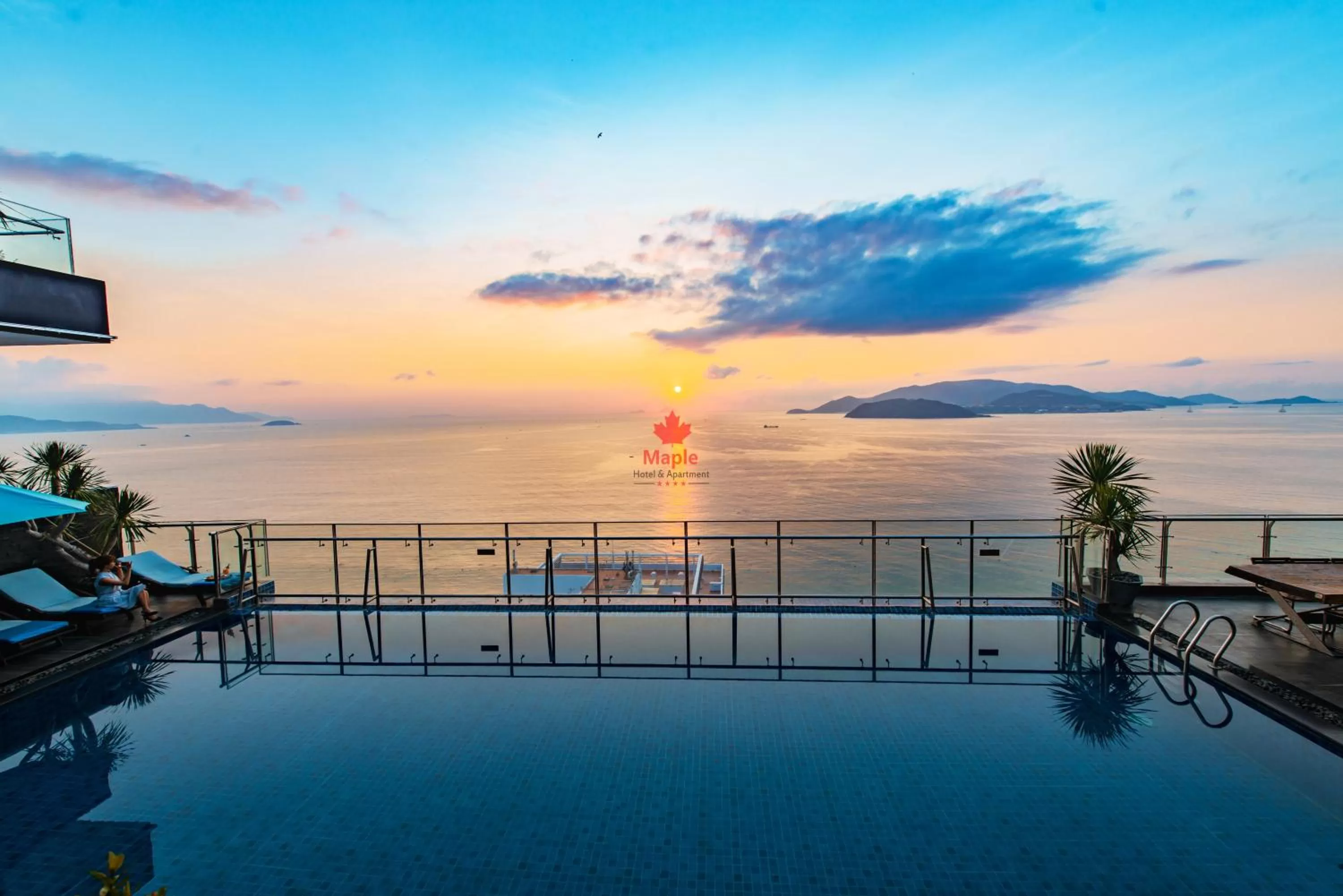 Swimming pool in Maple Hotel & Apartment